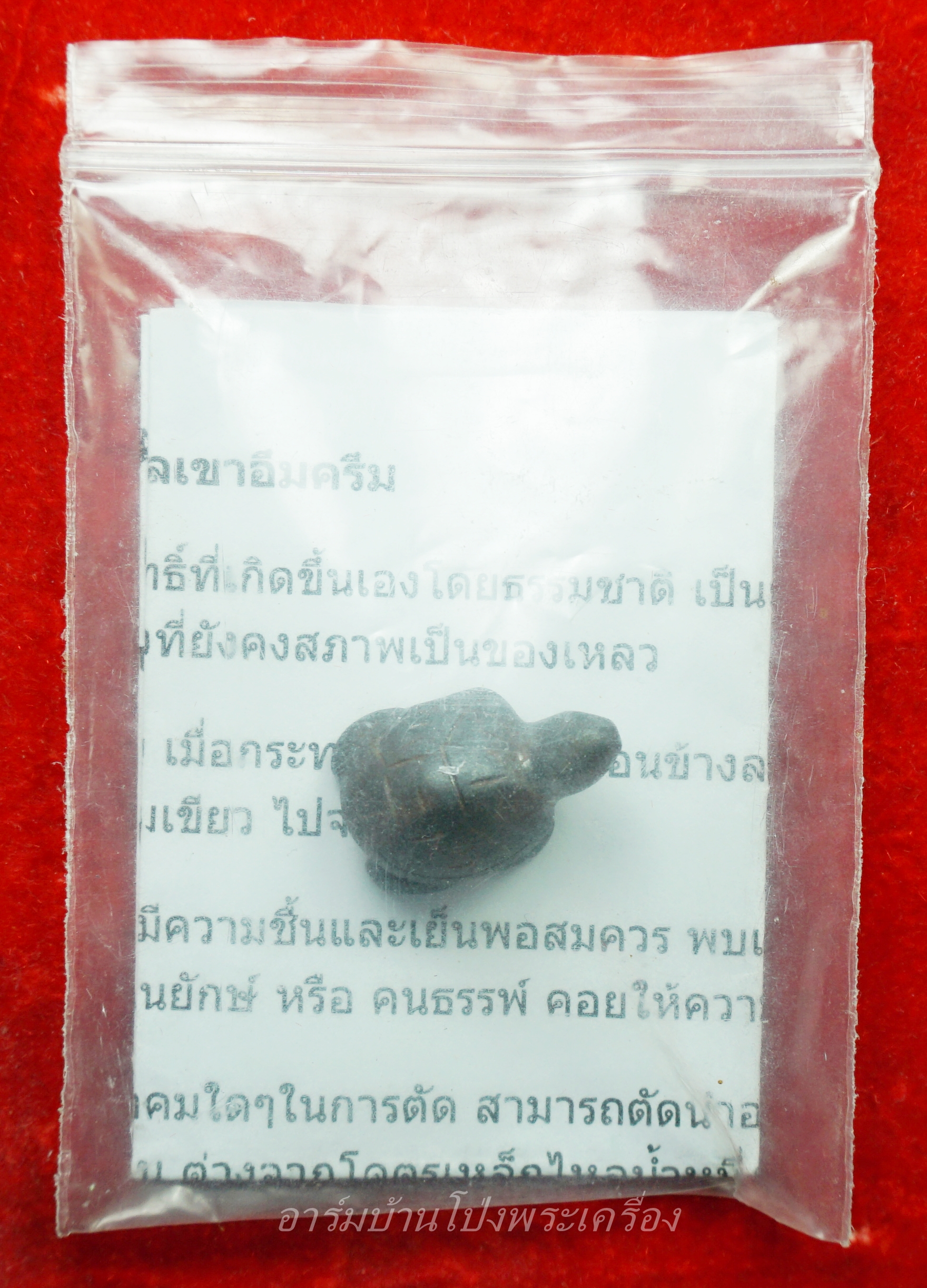 หลวงพ่ออุทัย วัดเกาะตาพุด เต่าแกะ จากโครตเหล็กไหลเขาอึมครึม(องค์ที่2)