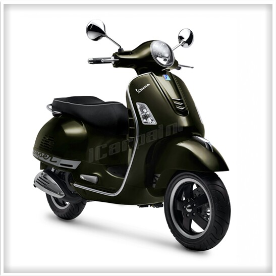 สีสเปรย์ S.P.A มุกดำเขียว Vespa GTS 68ปี