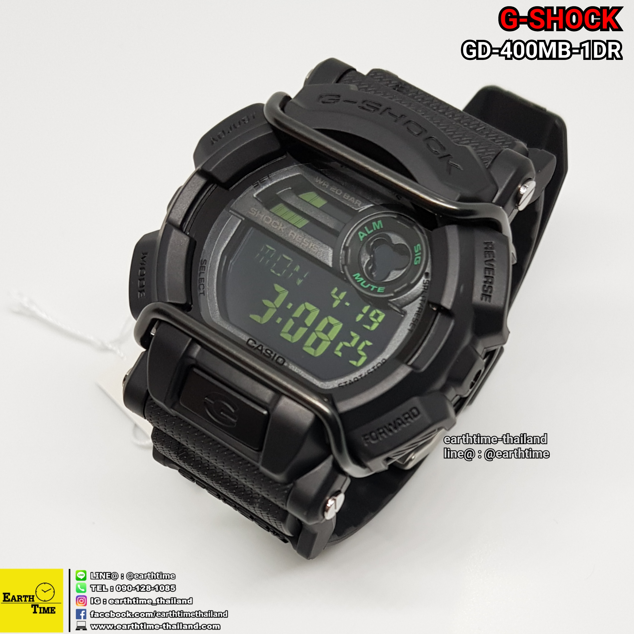 G-Shock ของใหม่แท้100% รับประกัน 1 ปี GD-400MB-1DR