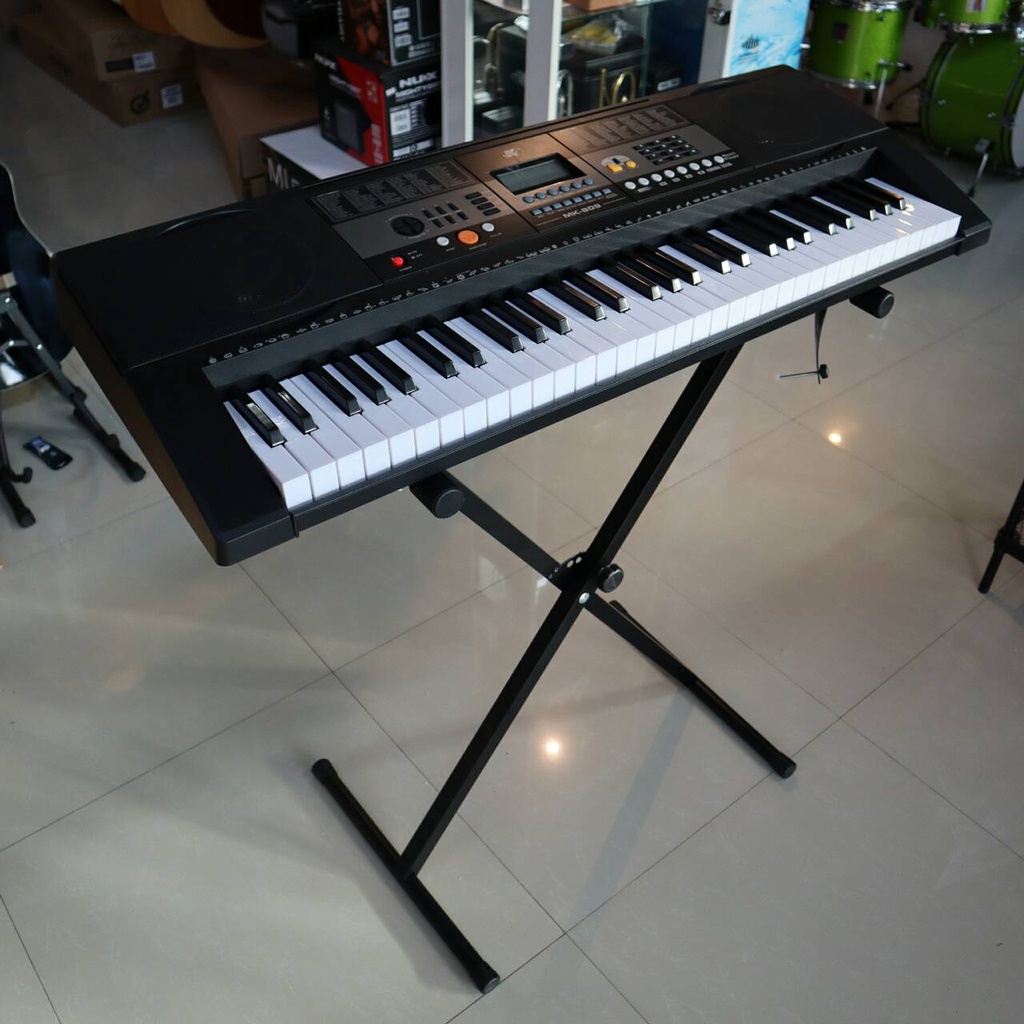 ขาตั้งคีย์บอร์ดทรง X1 ปรับระดับ สูงต่ำได้ keybord stand แข็งแรง