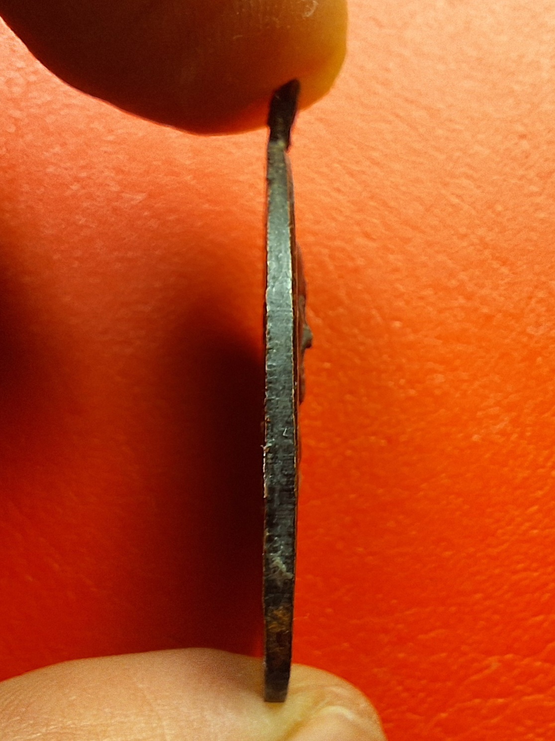 พระครูหาด วัดสมถะ ทำบุญอายุ๘๐ปี ปี๒๕๑๖ เนื้อทองแดง รมดำ(องค์ที่4)