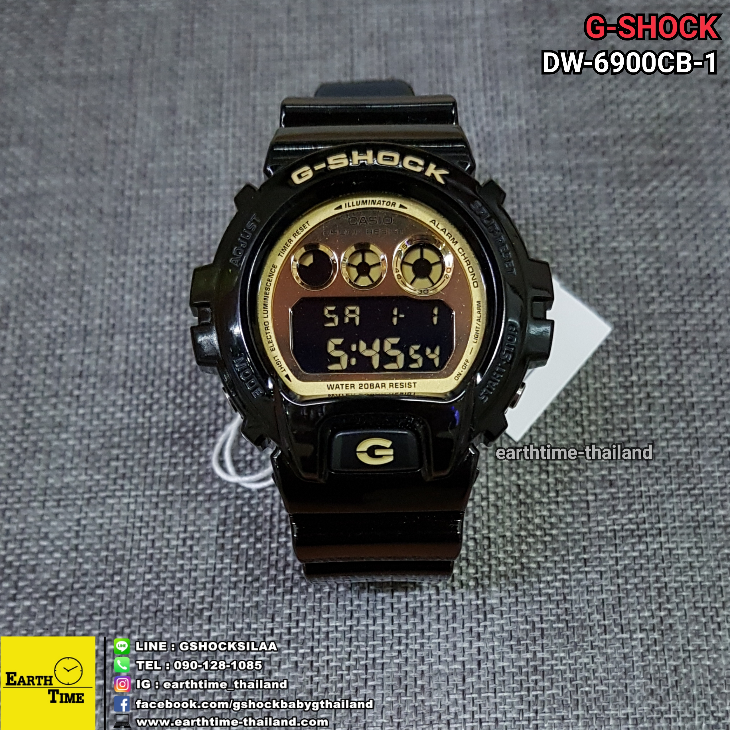 G-Shock ของใหม่แท้100% รับประกัน 1 ปี DW-6900CB-1DR