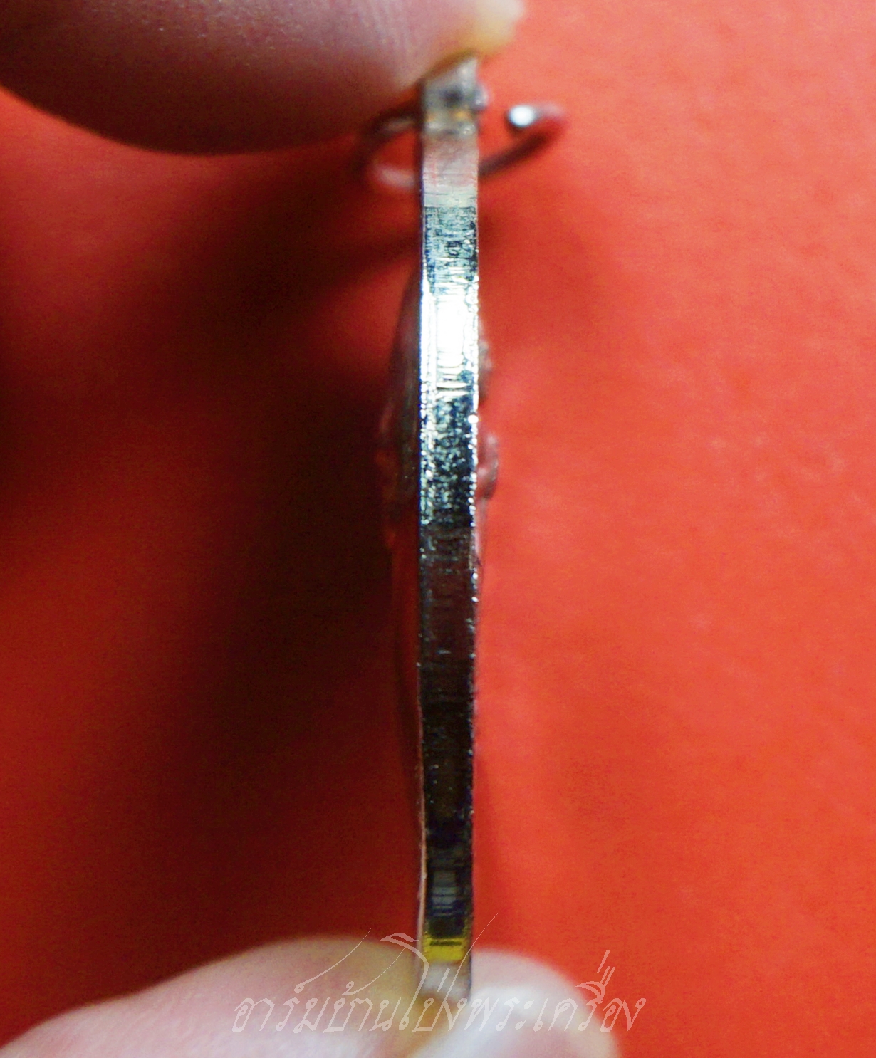 หลวงพ่อปาน วัดบางนมโค ออกวัดศาลพันท้ายนรสิงห์ หลังท้าวเวสสุวรรณ ปี๒๕๕๖ เนื้อกะไหล่เงิน(องค์ที่3)