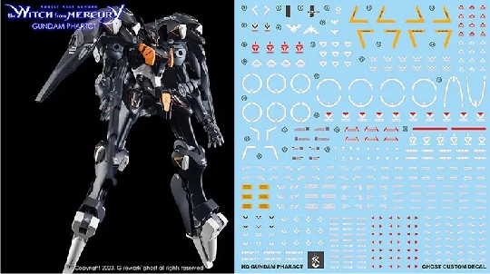 Water Decal 161 HG1/144 GUNDAM PHARACT ยี่ห่อ Ghost-Decal