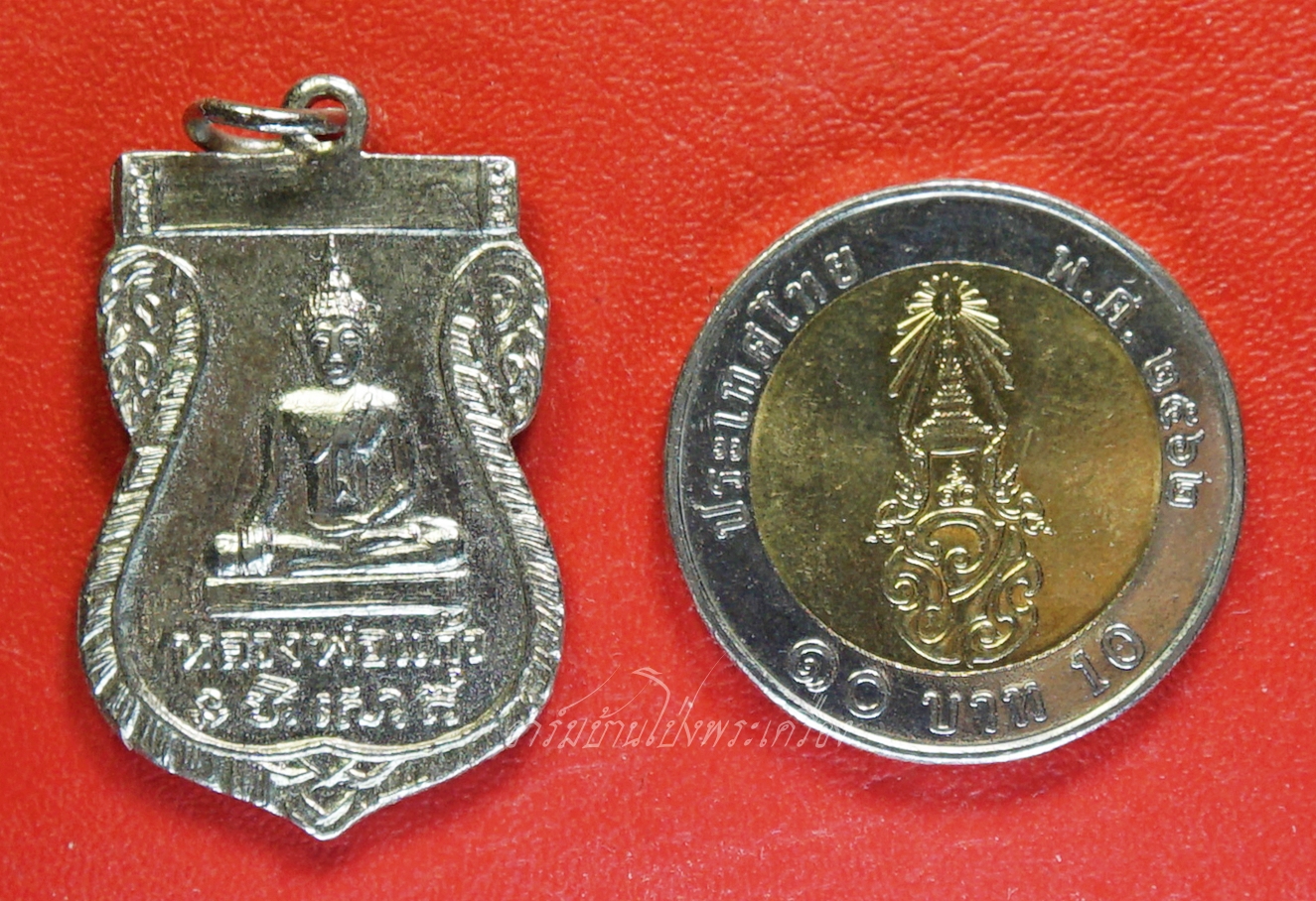 หลวงพ่อแก้ว วัดศรีสำราญ จ.สิงห์บุรี ปี๒๕๑๖ กะไหล่เงิน(องค์ที่1)(องค์ที่1)