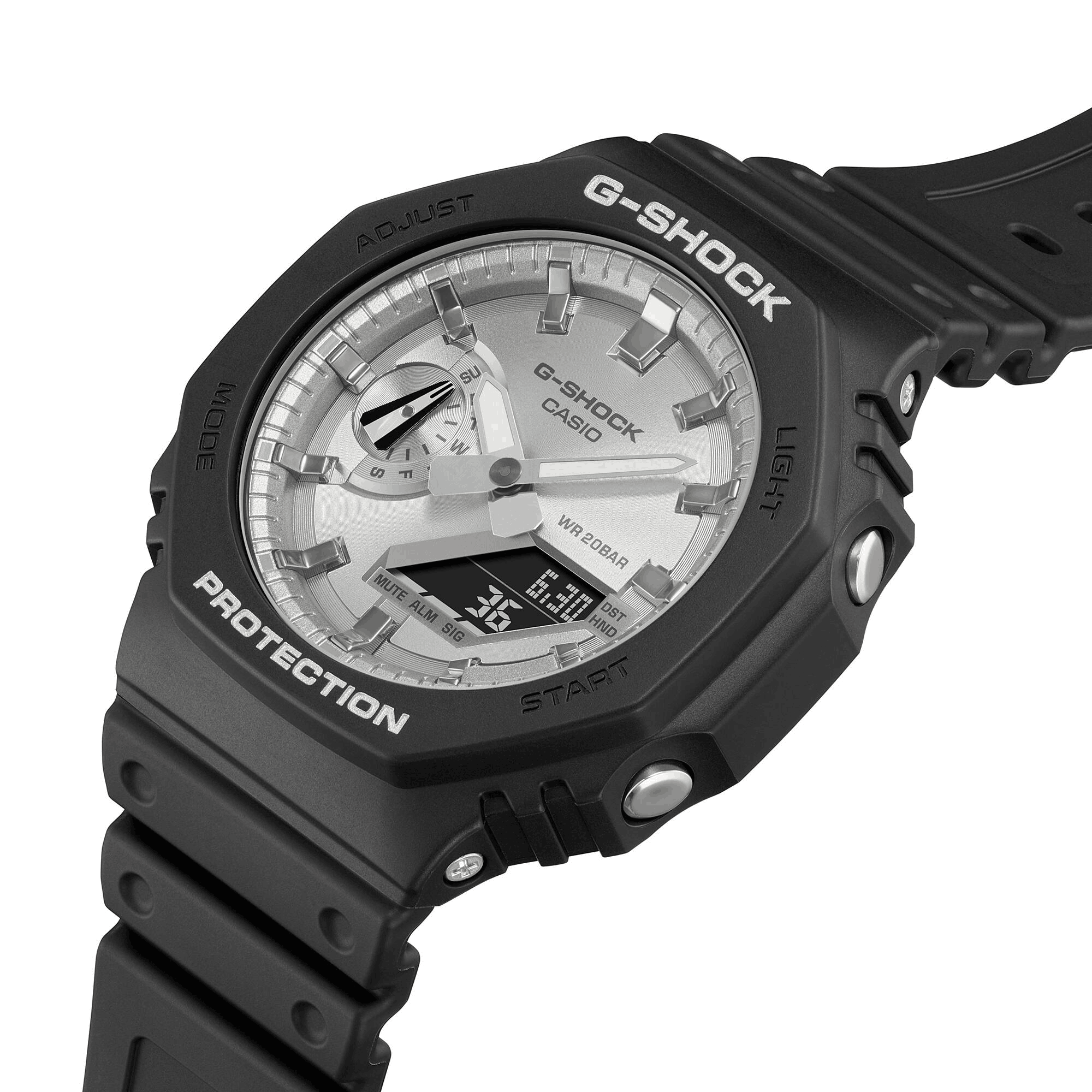 GA-2100SB-1A l Black and Gold & Black and Silver Series l G-SHOCK