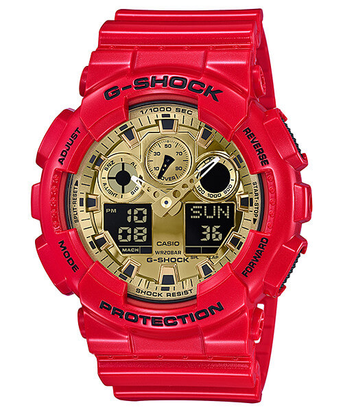 G-Shock Chinese New Year 2018 Limited ของใหม่แท้100% รับประกัน 1 ปี รุ่น GA-100VLA-4A