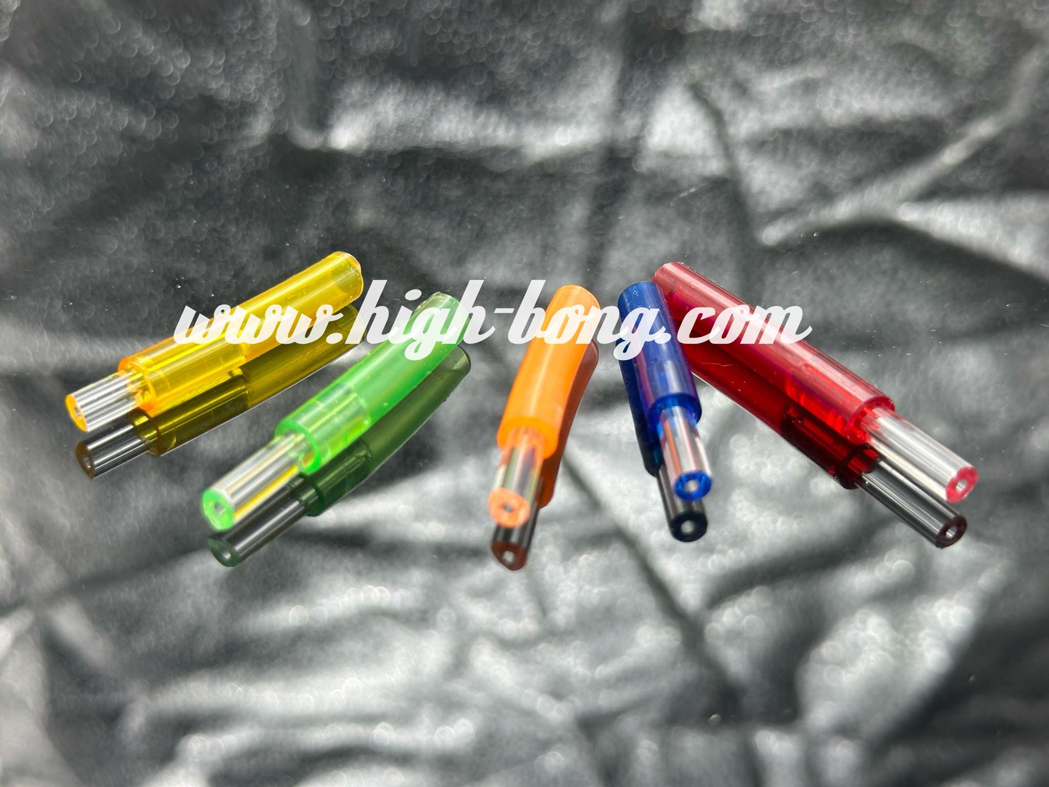 หัวเสียบไฟลอย (ยางสี+แก้ว)
