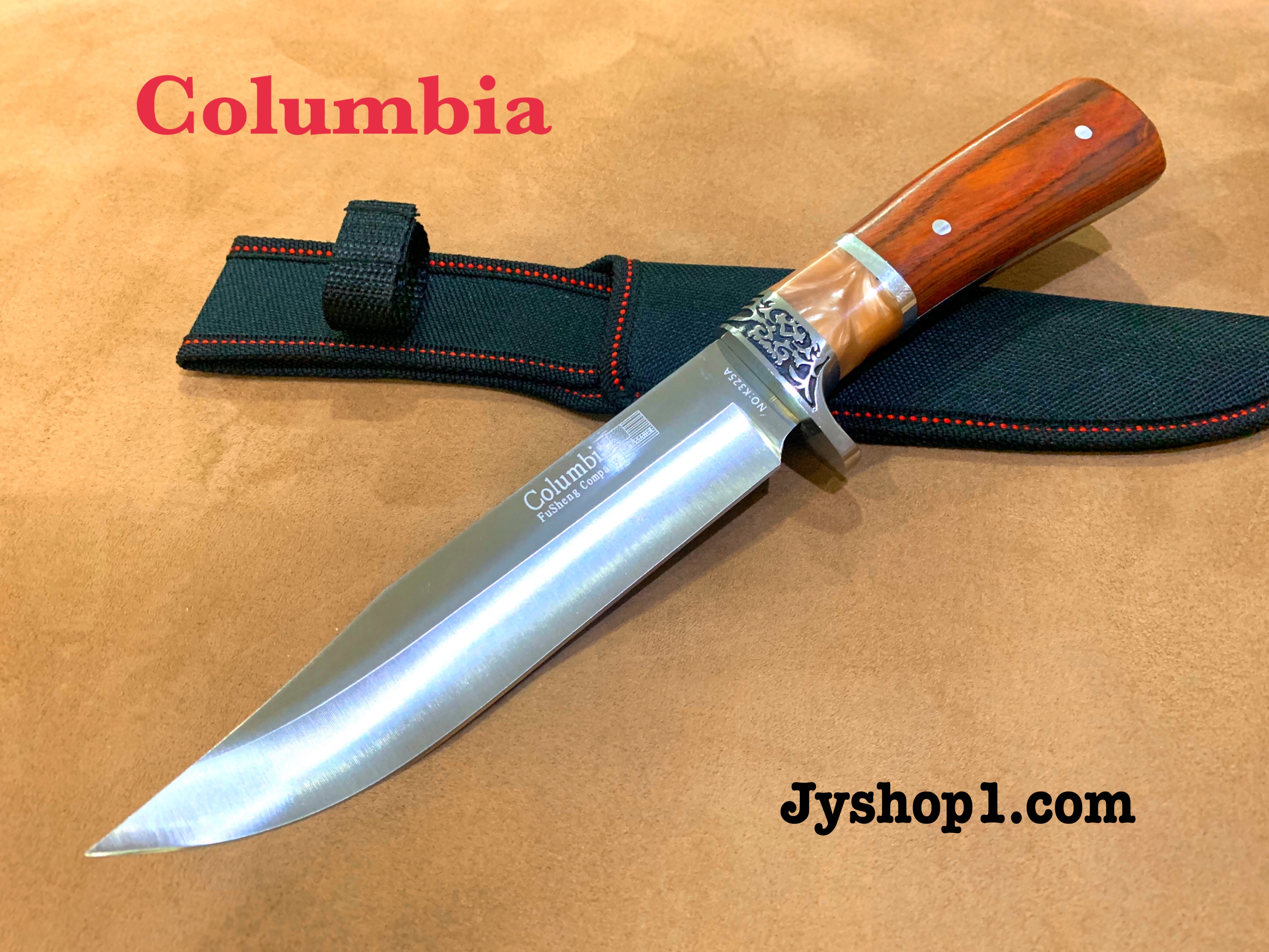 มีดเดินป่า มีดใบตาย Columbia K325A พร้อมส่ง ราคาถูก