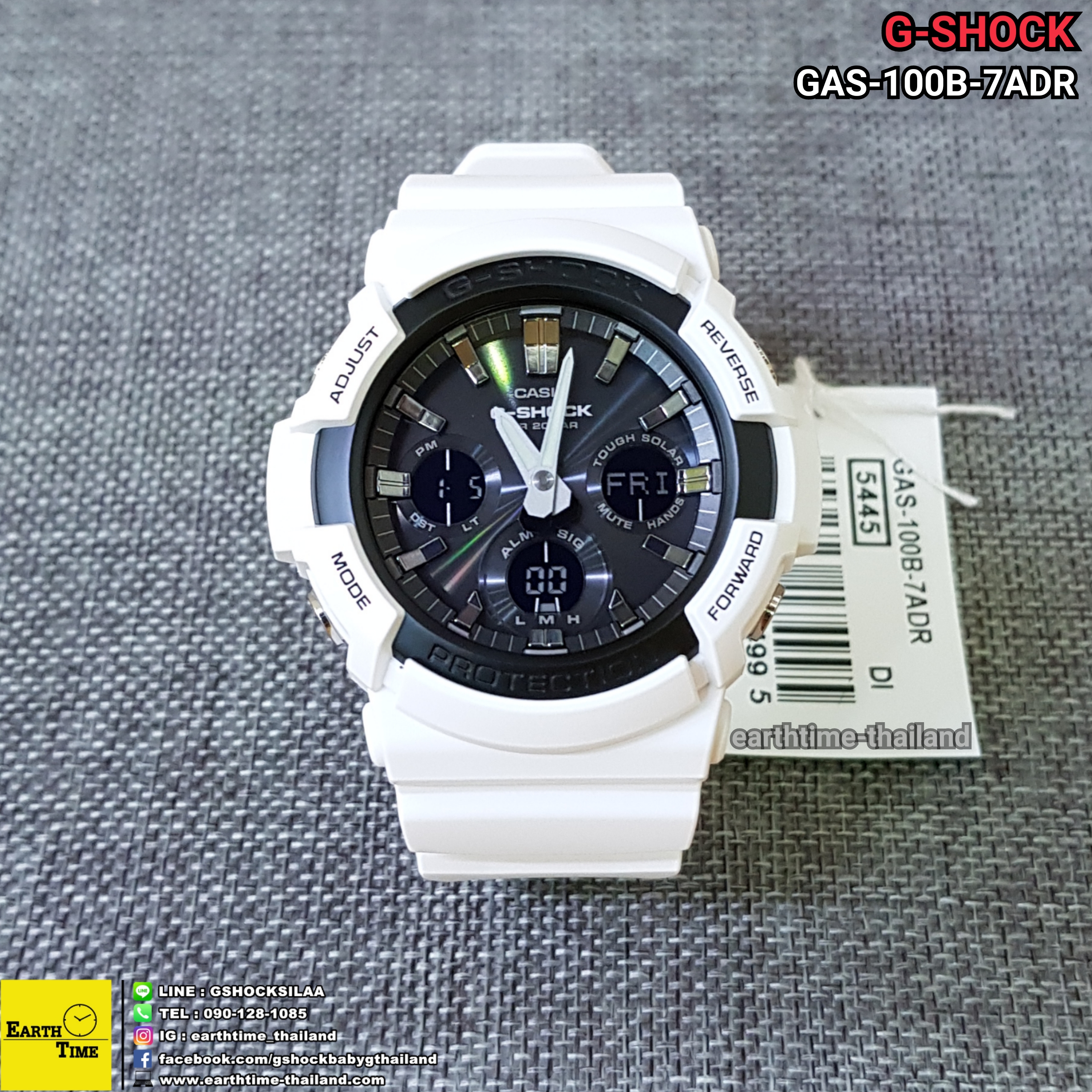 G-Shock Tough Solar ของใหม่แท้100% รับประกัน 1 ปี รุ่น GAS-100B-7ADR