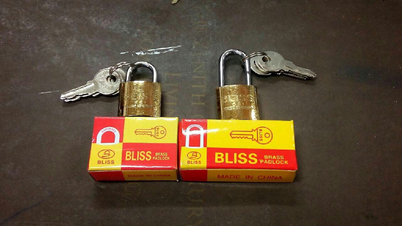 แม่กุญแจ สปริง Bliss ขนาด 25 mm