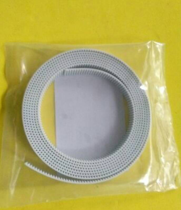 Mimaki belt-003w10 สายพานสีขาว มอเตอร์หมุนหัวจับใบมีด เครื่องตัดสติ๊กเกอร์ มิมากิ cg60 ขนาด หน้าตัด 60cm ขนาดสายพานกว้าง 10มม. ยาว 2เมตร