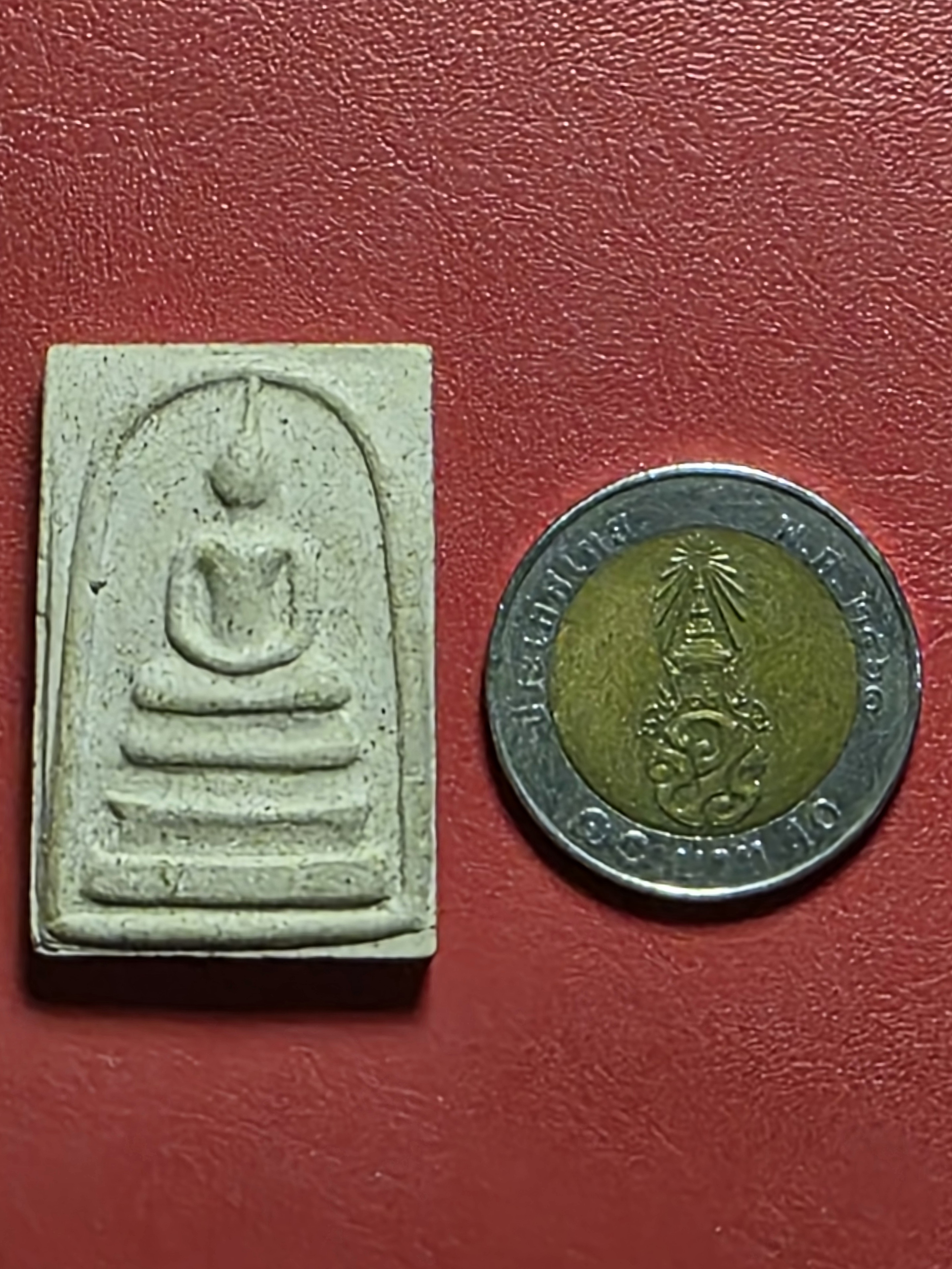 พระสมเด็จ นะ ฤาชา ไตรมาส ปี๒๕๕๕ หลวงพ่อทวีศักดิ์ ชุตินธโร(เสือดำ) วัดศรีนวลธรรมวิมล กรุงเทพฯ เนื้อผงพุทธคุณ(องค์ที่1)