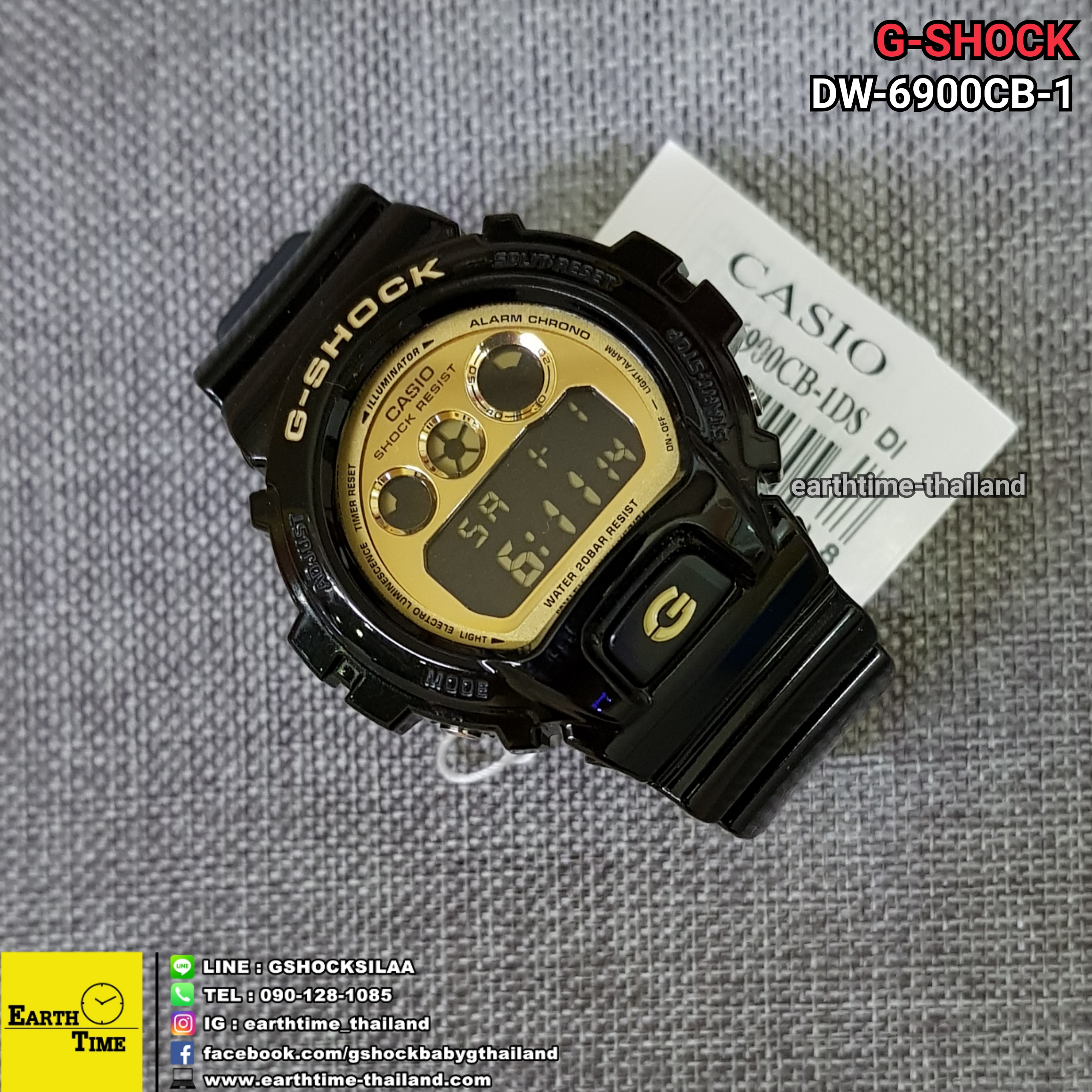 G-Shock ของใหม่แท้100% รับประกัน 1 ปี DW-6900CB-1DR
