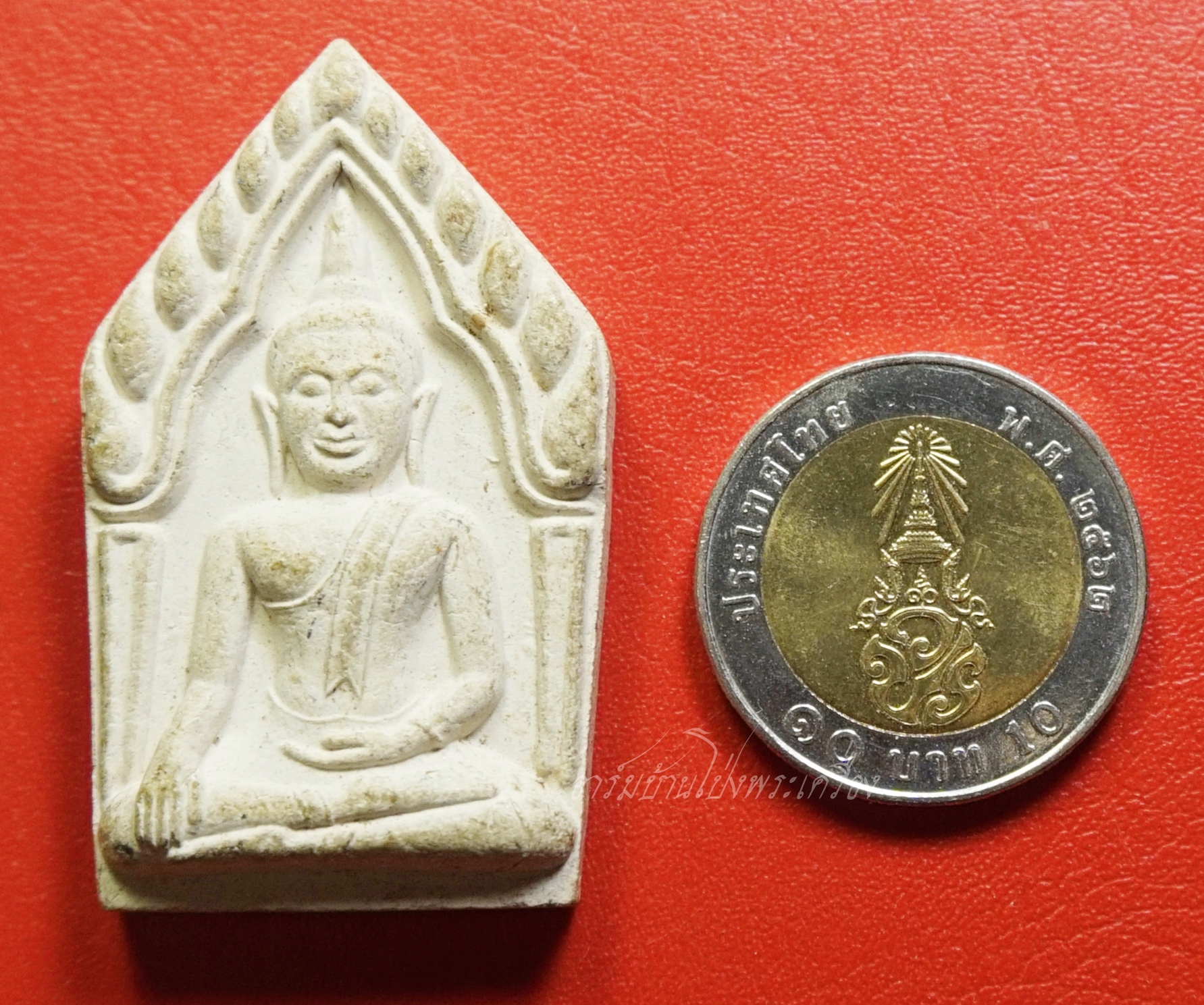 ขุนแผน วัดโพธิ์ราษฎร์บูรณะ เนื้อผงสีขาว(องค์ที่1)