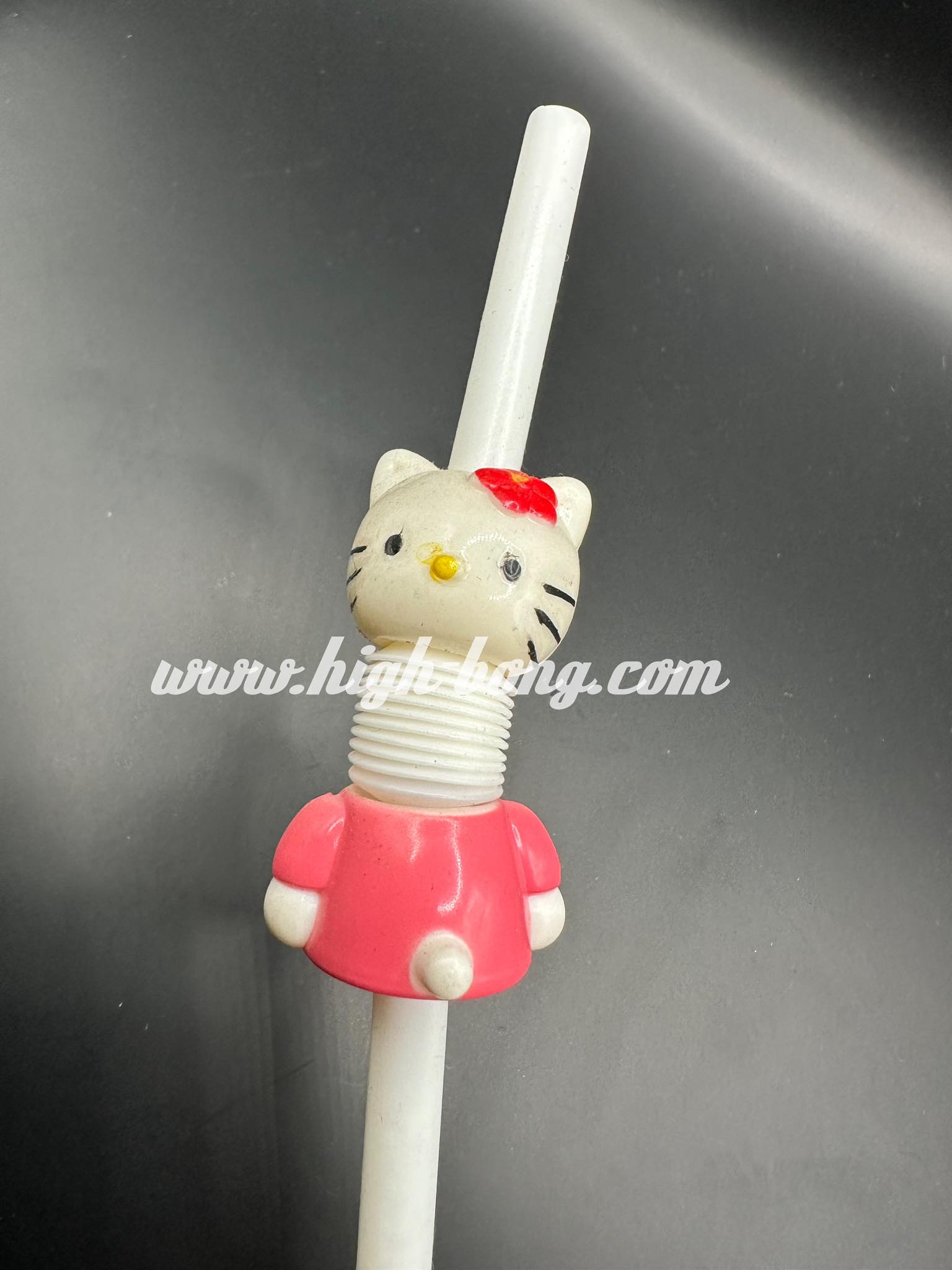 หลอดยืดหยุ่นหักงอได้ลายการ์ตูน(22 cm.)