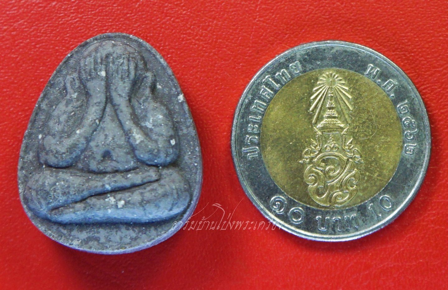 หลวงพ่อยิด วัดหนองจอก เนื้อผงสีดำ(องค์ที่2)