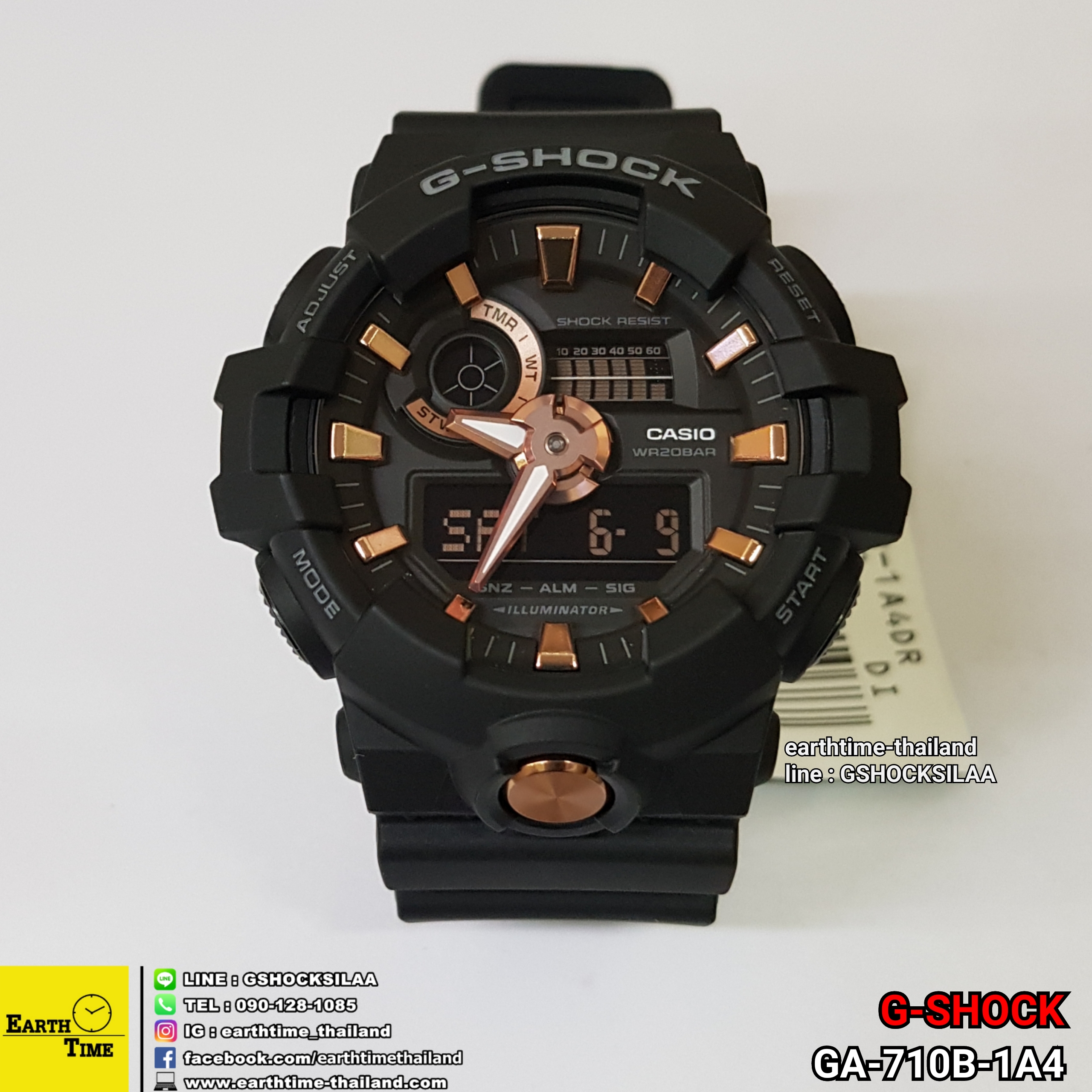 G-Shock Gold Accents Collection ของใหม่แท้100% รับประกัน 1 ปี GA-710B-1A4DR