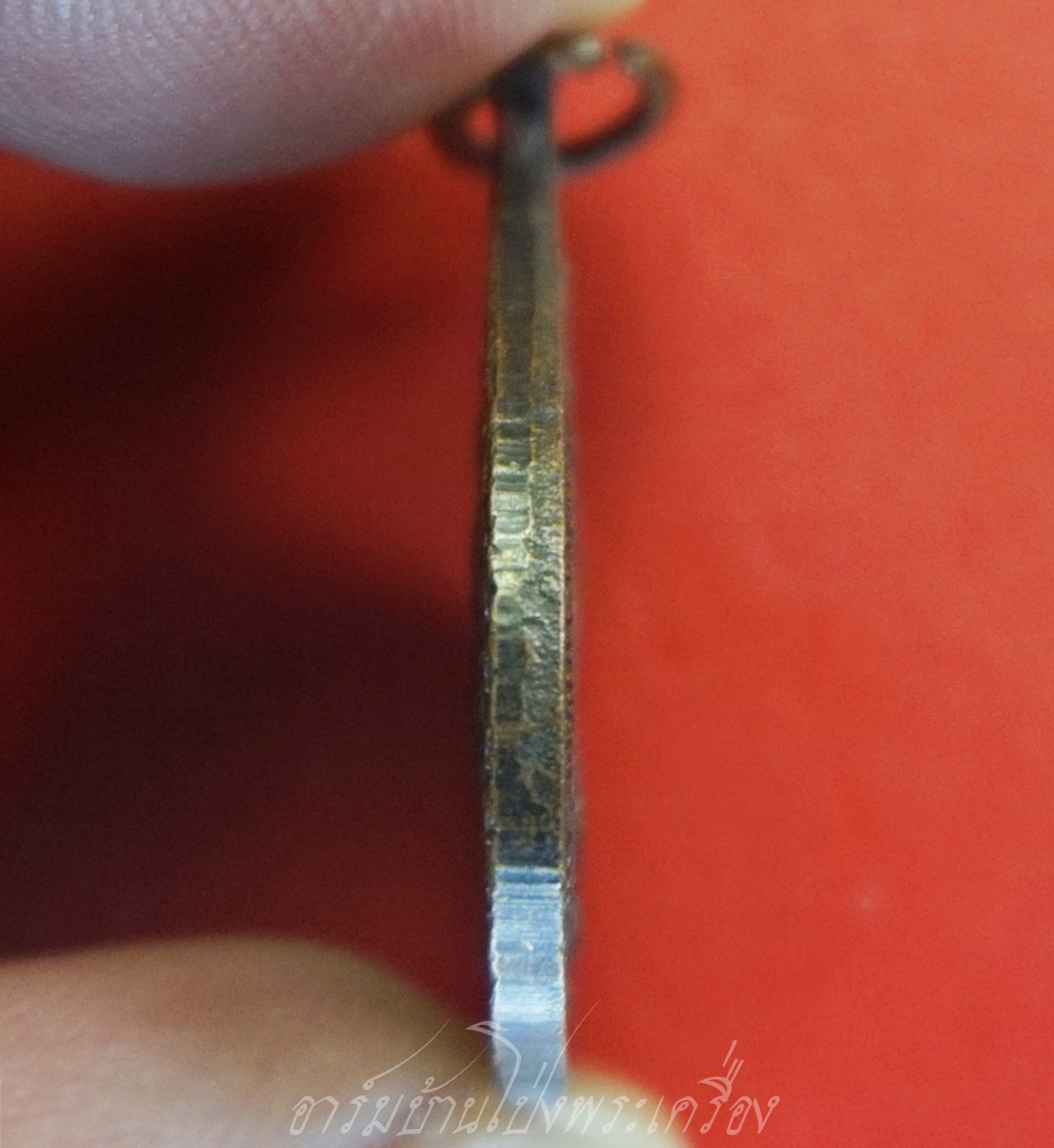 พระครูวินัย วัดลำพยอม เหรียญใบโพธิ์ ปี๒๕๓๔ หลังพยานาคคู่ เนื้อทองแดงรมดำ(องค์ที่4)