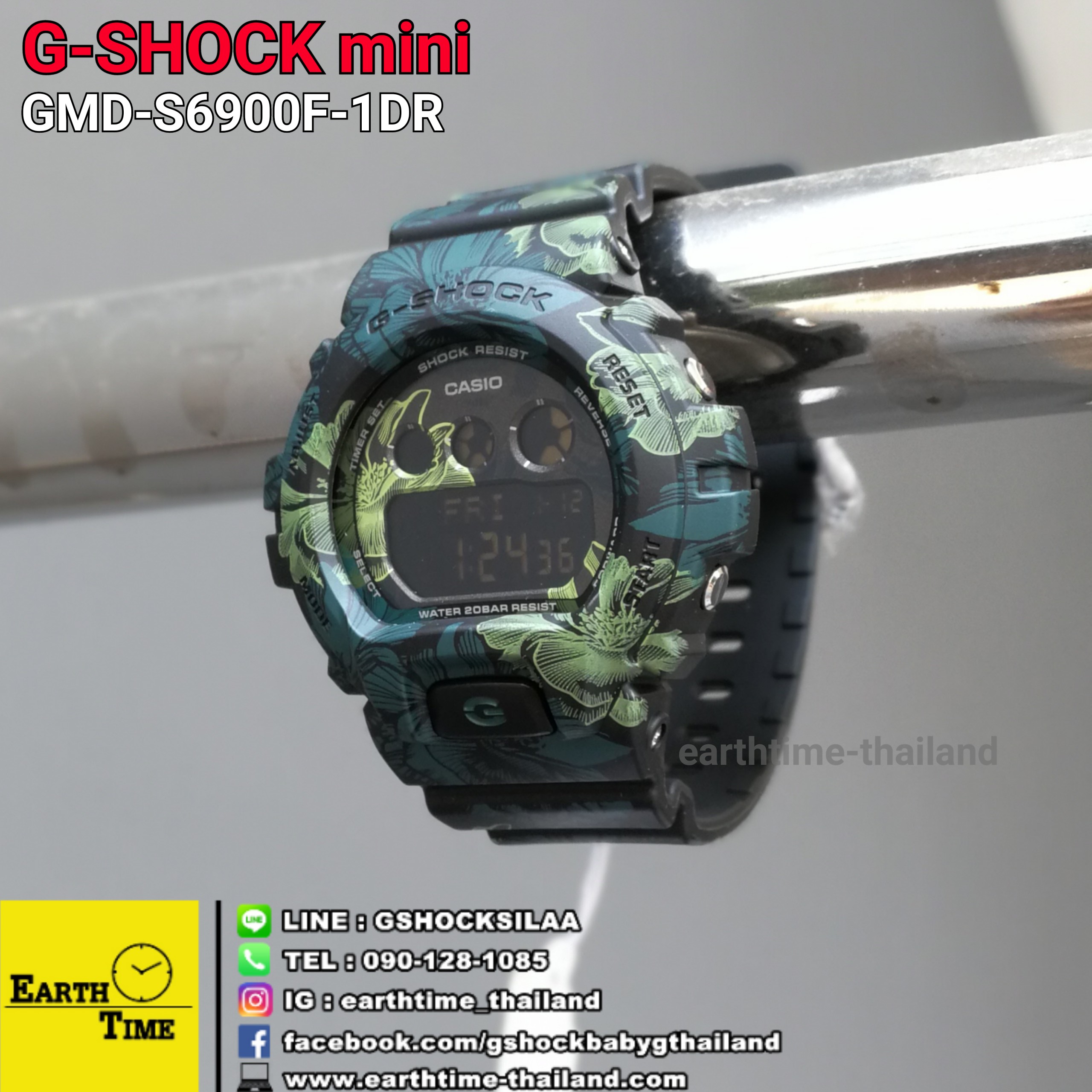 G-Shock Mini ของใหม่แท้100% รับประกัน 1 ปี GMD-S6900F-1DR
