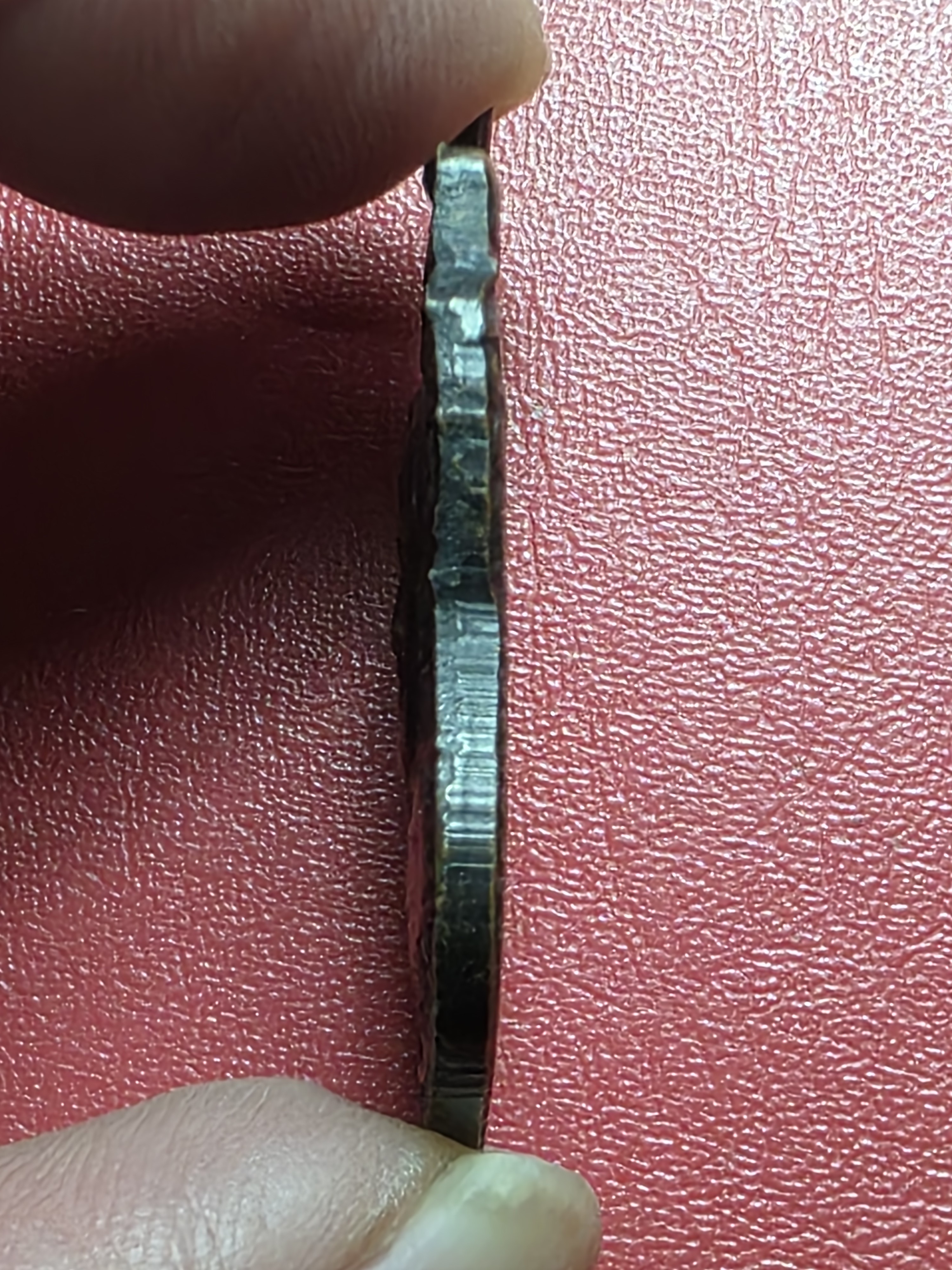 พระครูหัน วัดสระตะโก หลังหลวงพ่อขัน บล๊อกวงเดือน ส หางสั้นนิยม เนื้อทองแดง(องค์ที่2)