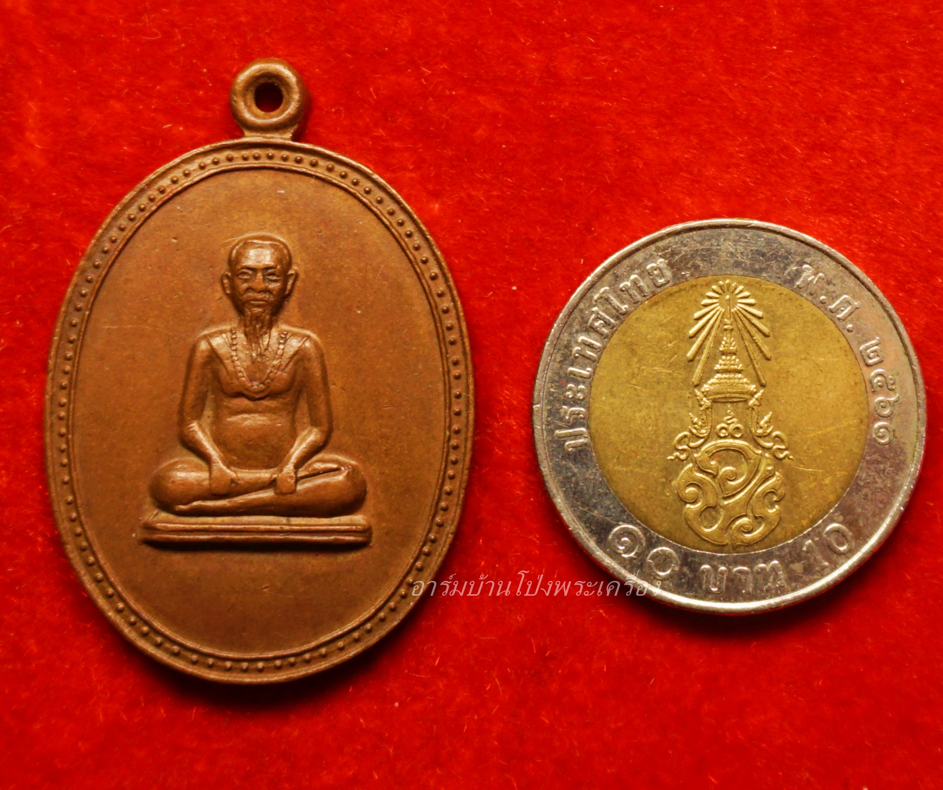 หลวงพ่อปู่ วัดใหญ่โพธิ์หัก รุ่นแรก ปี๑๙ พิมพ์ใหญ่(องค์ที่4)