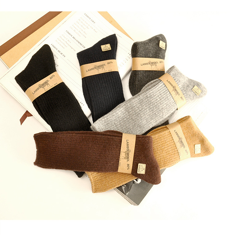 ถุงเท้า lamb wool เปอร์เซ็นต์สูง ชนิดยาวถึงเข่า