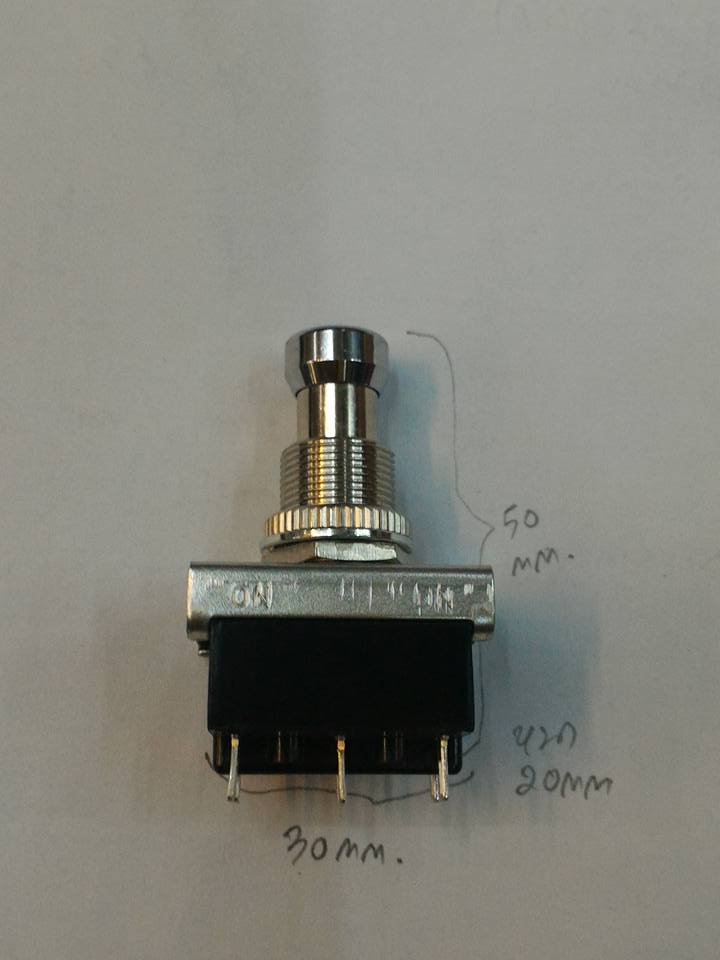 สวิทช์เท้าเหยียบรุ่นDS-008กดติดกดดับมี6ขาี้ห้อมิยาม่าMIYAMAขนาด(20x30x50mm)