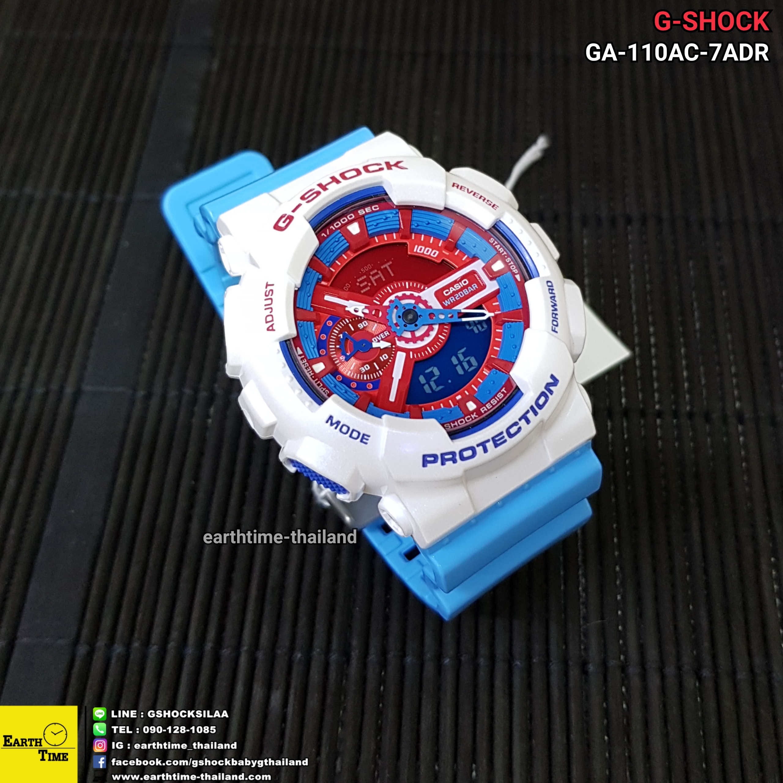 G-Shock ของใหม่แท้100% รับประกัน 1 ปี GA-110AC-7ADR