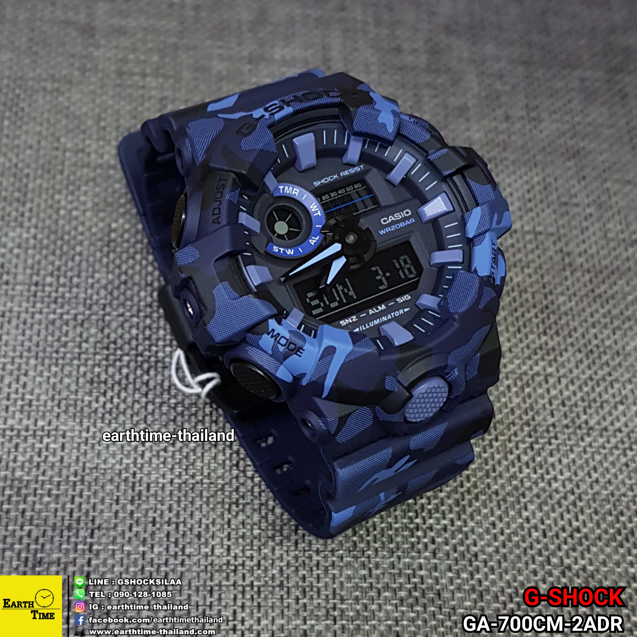 G-Shock Camouflage Series ของใหม่แท้100% รับประกัน 1 ปี รุ่น GA-700CM-2ADR