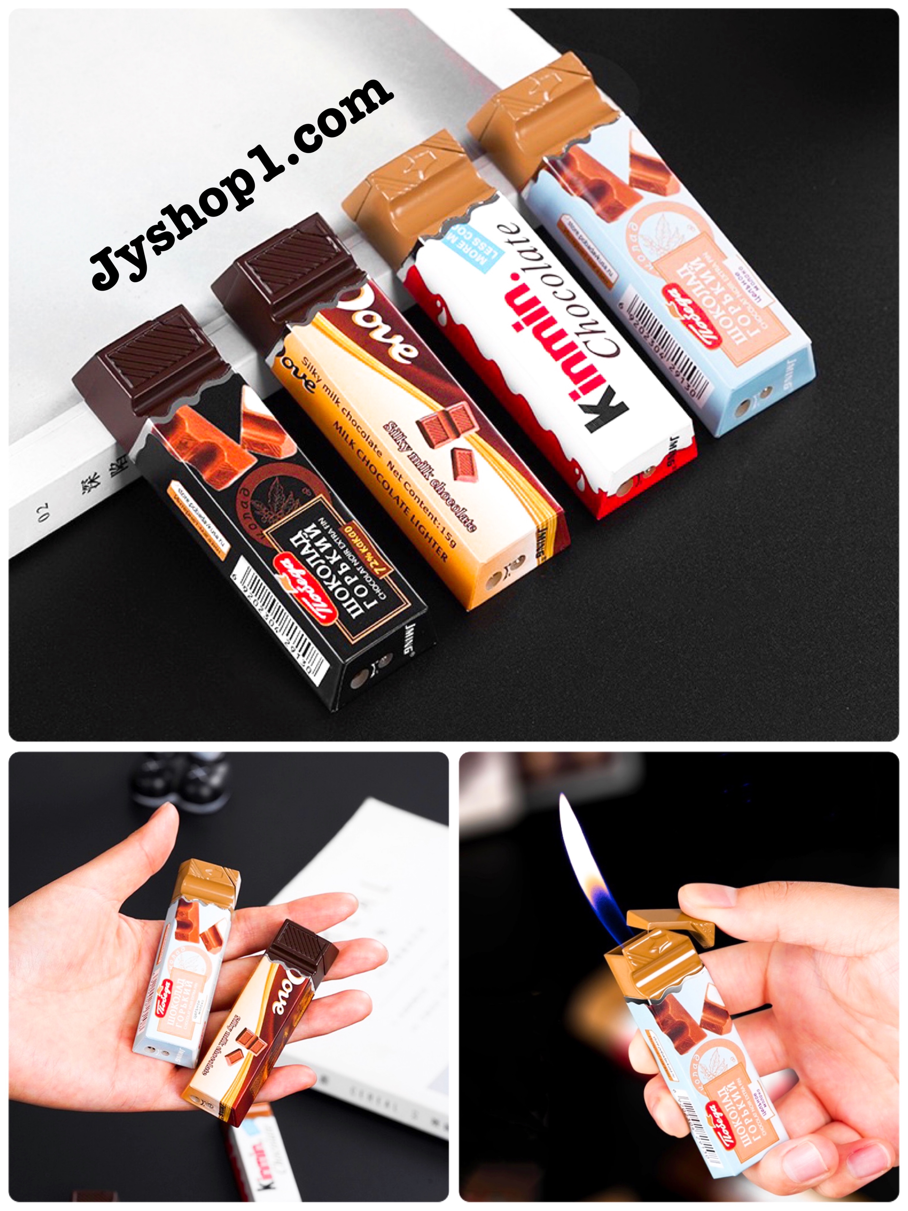 ไฟแช็ค ไฟเปลว Chocolate รุ่น JM130 พร้อมส่ง ราคาถูก สำเนา
