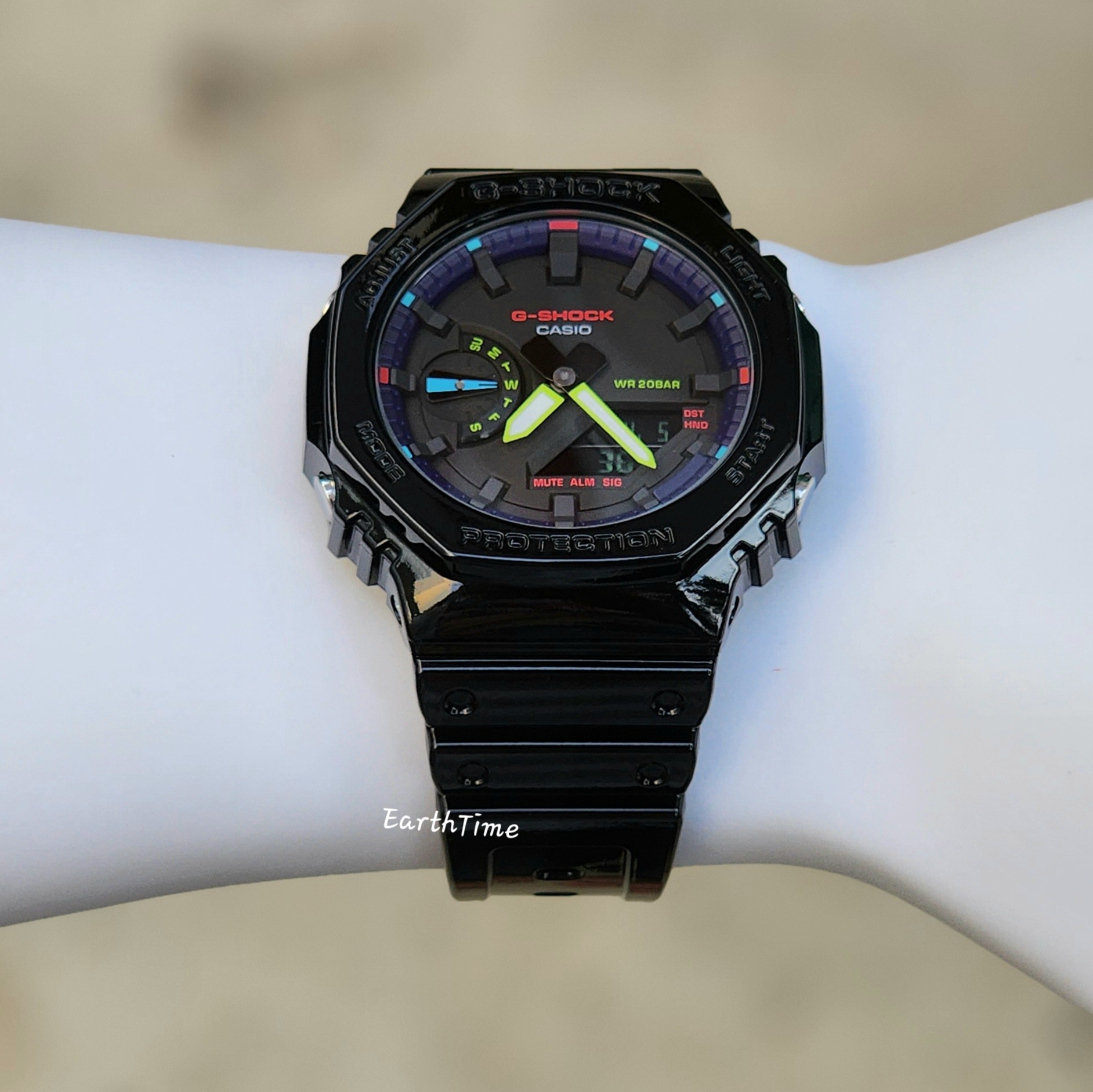 GA-2100RGB-1A l Virtual Rainbow Series l G-SHOCK