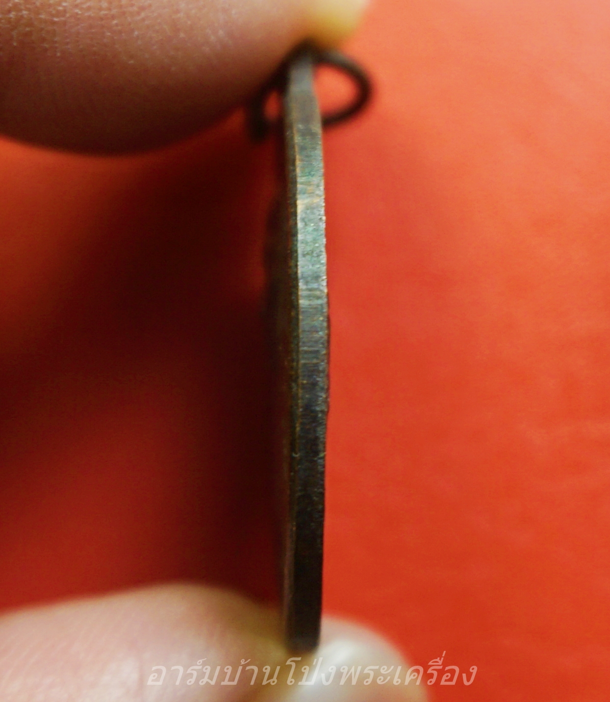 หลวงปู่วรพรต วัดจุมพล จ.ขอนแก่น ปี๒๕๕๕ รุ่นสร้างมฆทป เนื้อทองแดงรมดำ(องค์ที่1)