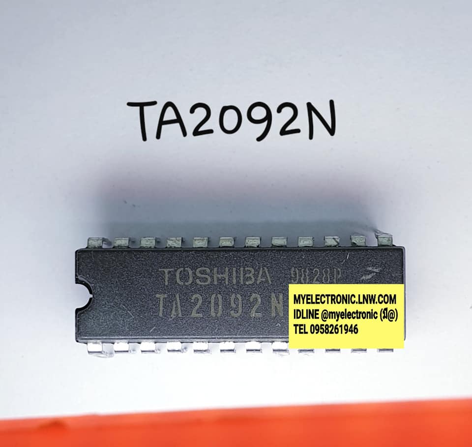 TA2092Nยี่ห้อTOSHIBAตัวถังDIP24ขาแคบราคาตัวละบาท