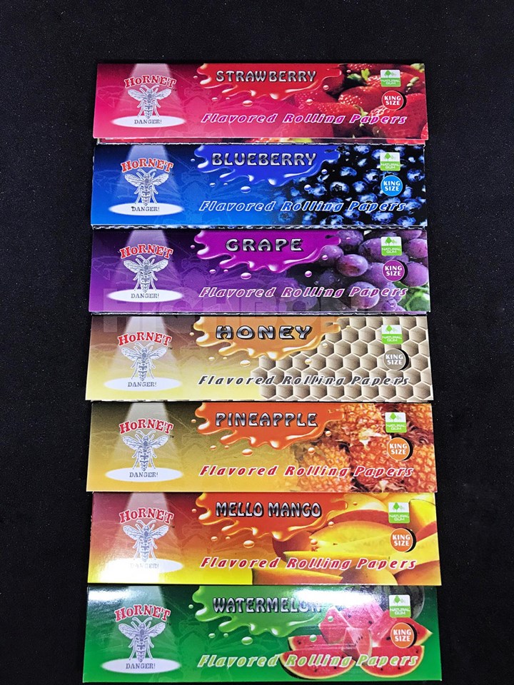 กระดาษรสผลไม้ 1กล่อง / 25ชิ้น (King Size)(คละกลิ่น)