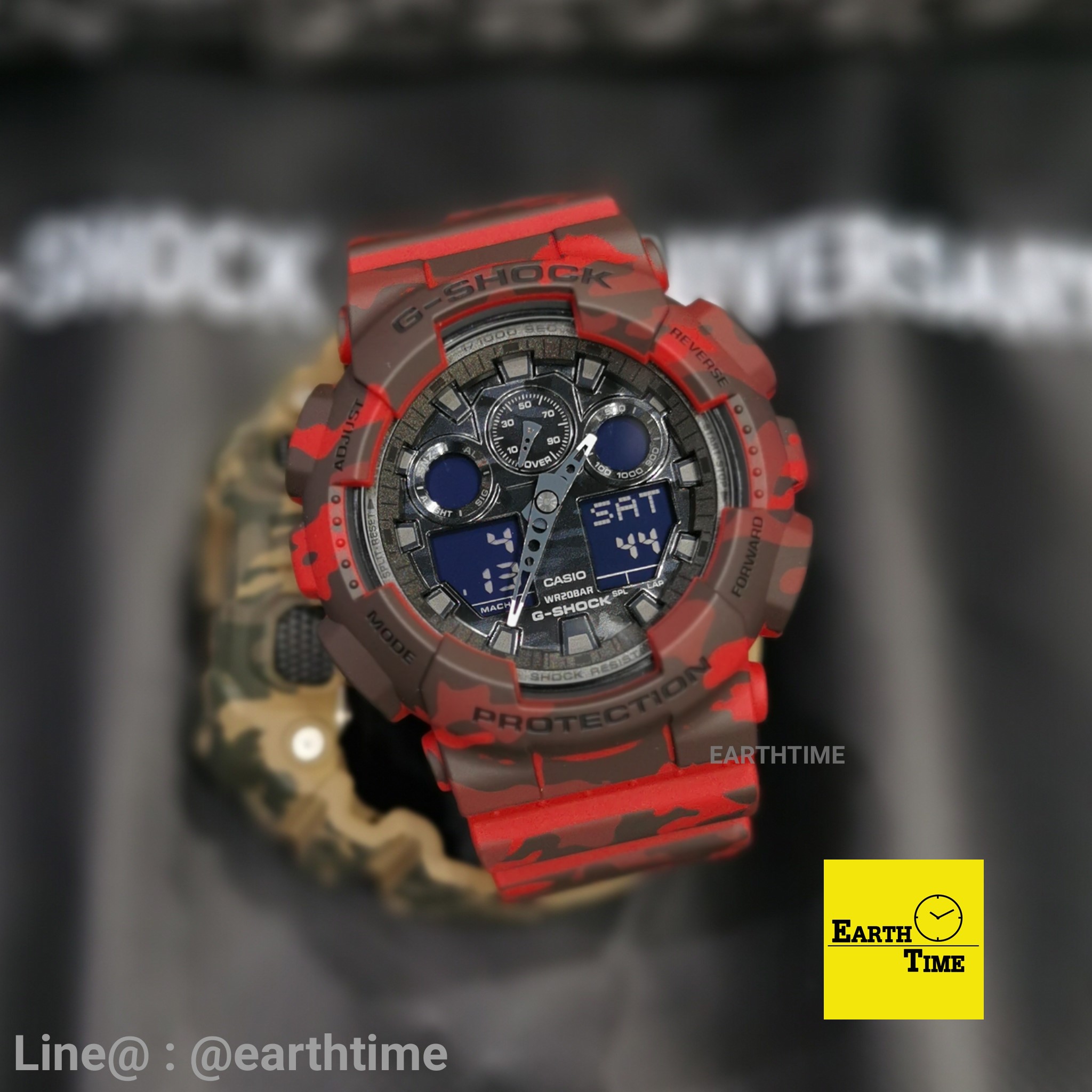 G-Shock ของใหม่แท้100% รับประกัน 1 ปี GA-100CM-4ADR