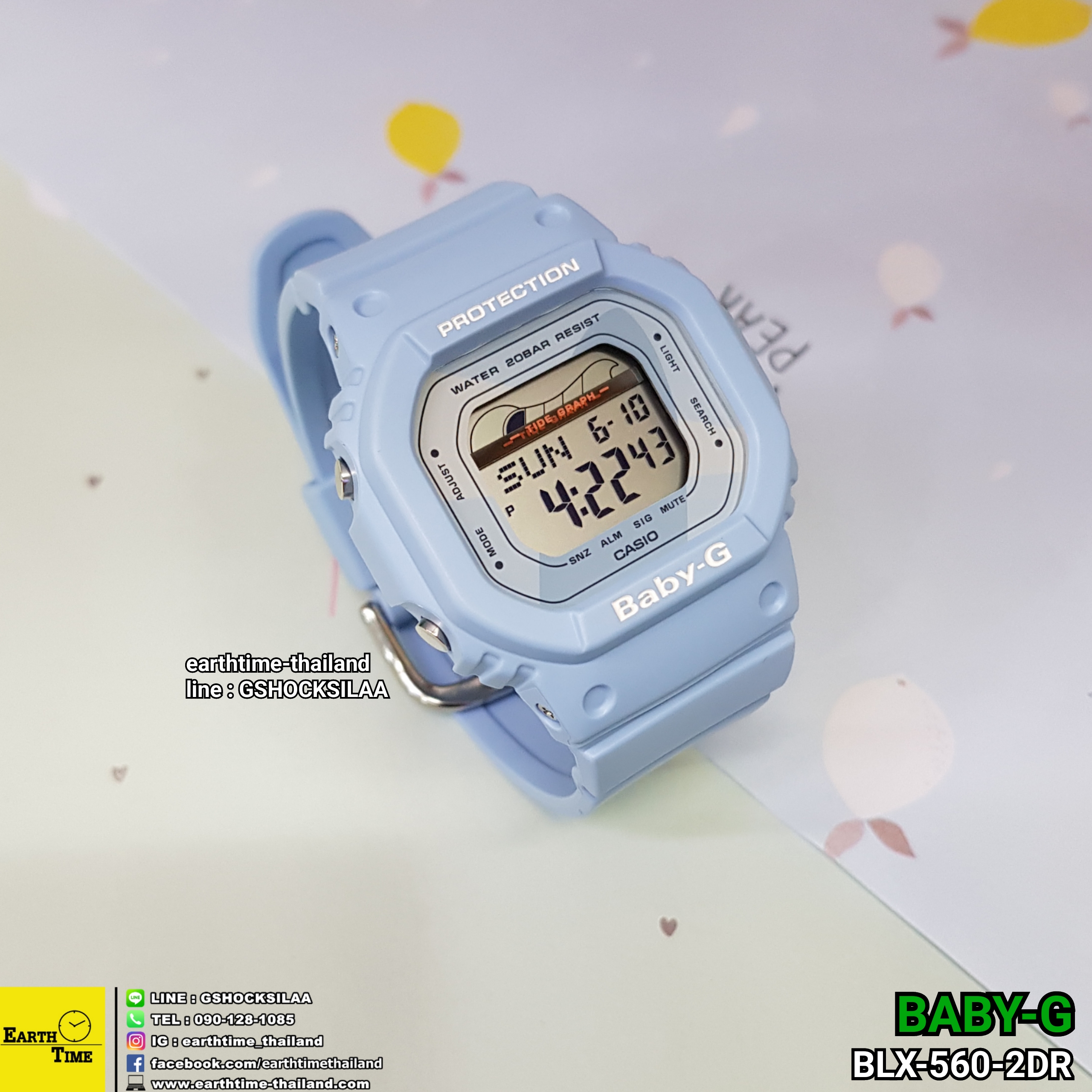 Baby-G G-LIDE ของใหม่แท้100% รับประกัน 1 ปี รุ่น BLX-560-2DR