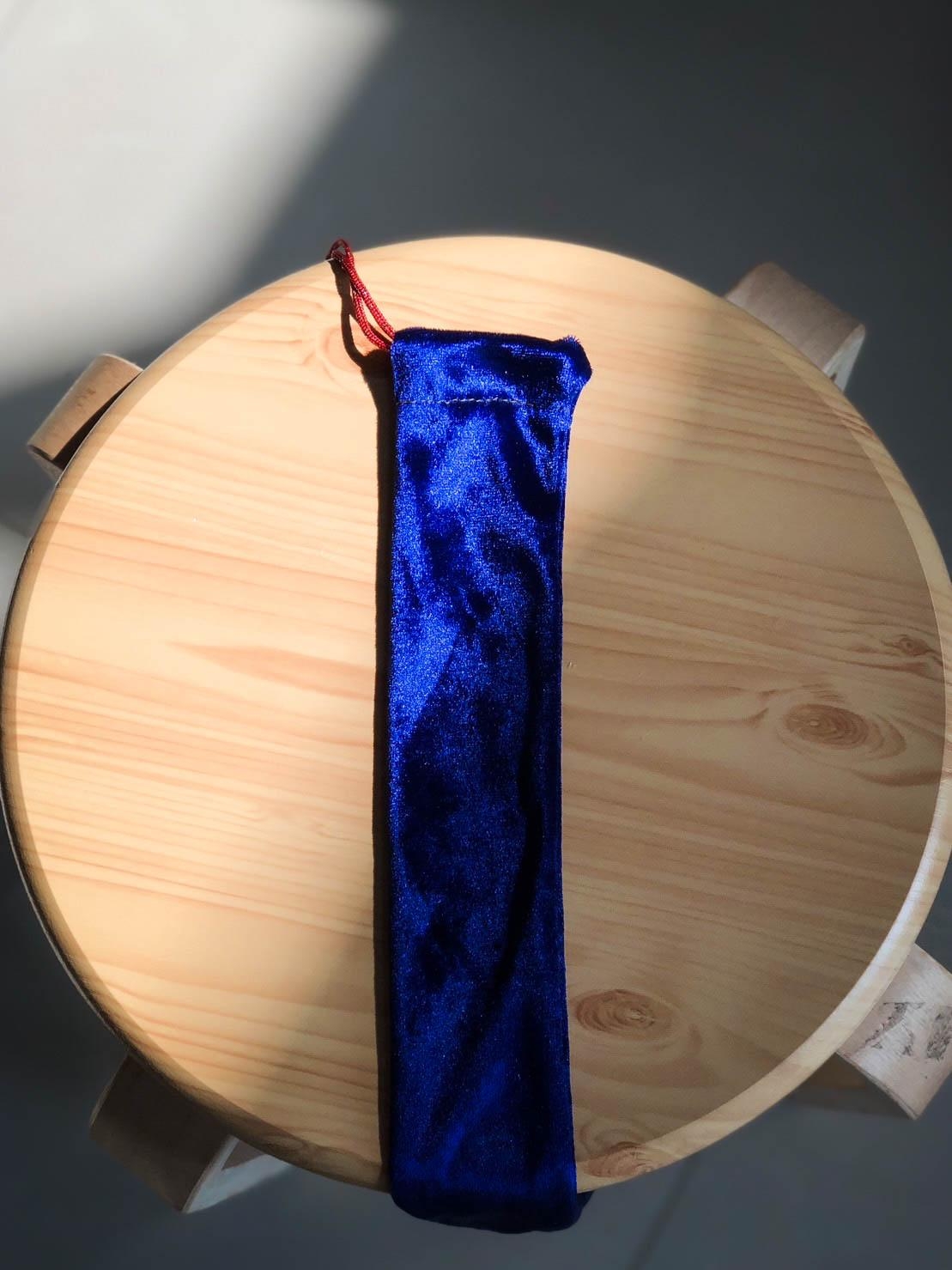 [พร้อมส่ง] ถุงใส่ขลุ่ยผ้ากำมะหยี่ กระเป๋าขลุ่ย ที่ใส่ขลุ่ย เนื้อผ้าดี พกพาสะดวก ใส่ได้ถึงขนาด 50 ซม.