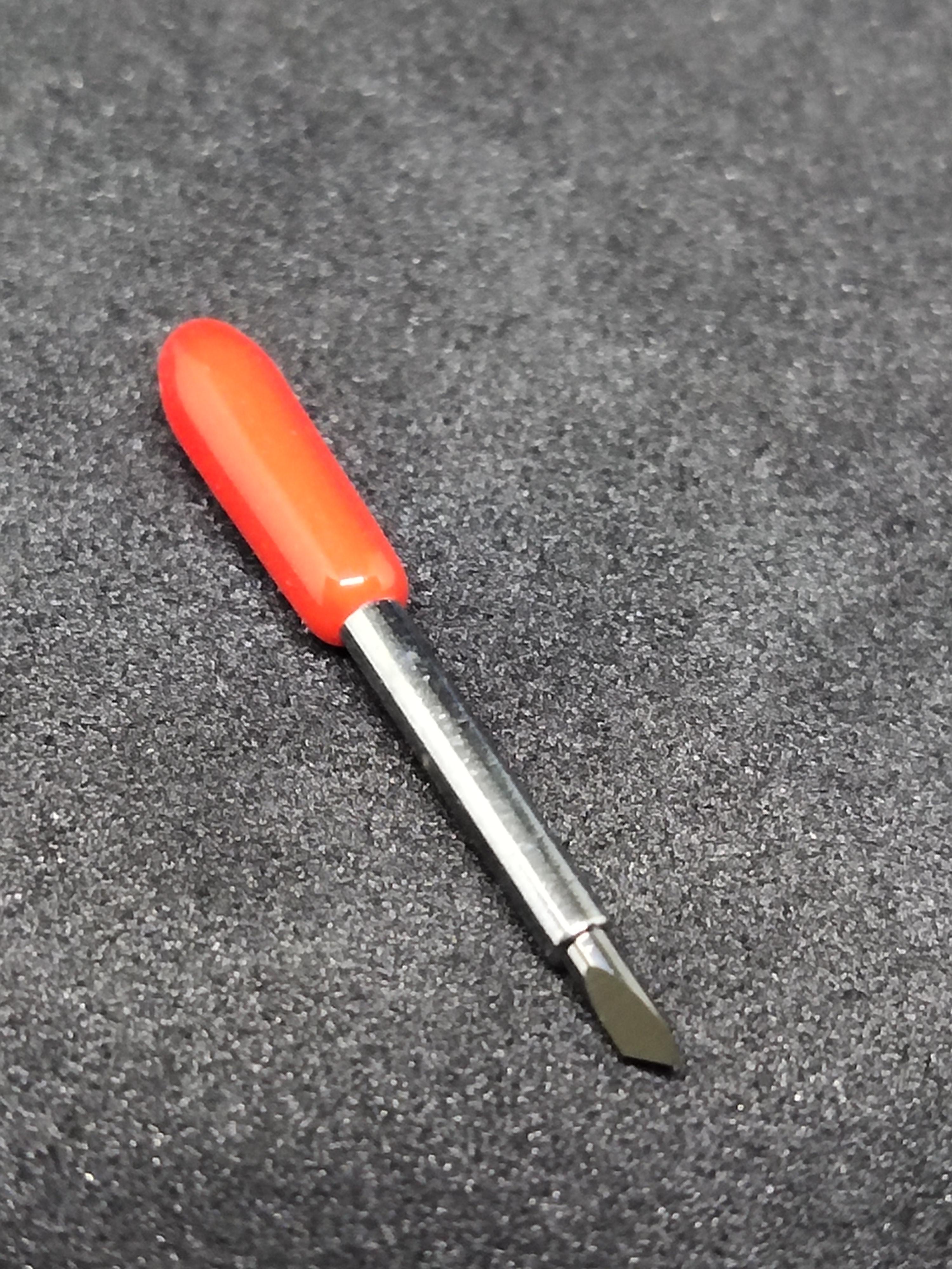 RLB00145ิฺBGใบมีดเครื่องตัดสติ๊กเกอร์ Roland หัวใหญ่ เกรดพรีเมี่ยม ขนาด 45 องศา รับประกันความคม ใชัตัดงานทั่วไป