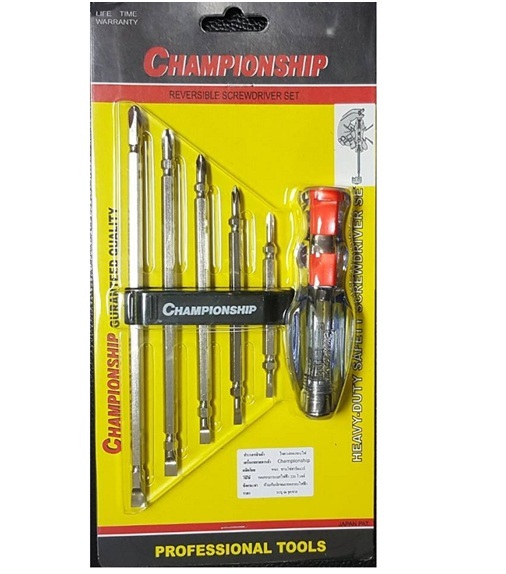 ไขควงช่างไฟ CHAMPIONSHIP ราคาขายส่ง 130บาท