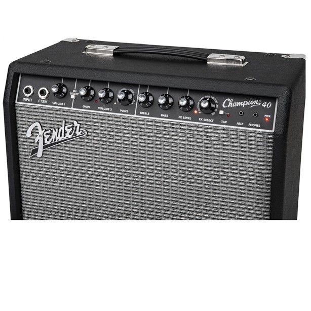 แอมป์กีต้าร์ไฟฟ้า แอมป์ Fender 40 วัตต์ รุ่น Champion 40 w กำลังวัตต์เต็ม รับประกันศูนย์ 1 ปีแอมป์ Fender 40 วัตต์ รุ่น Champion 40 w