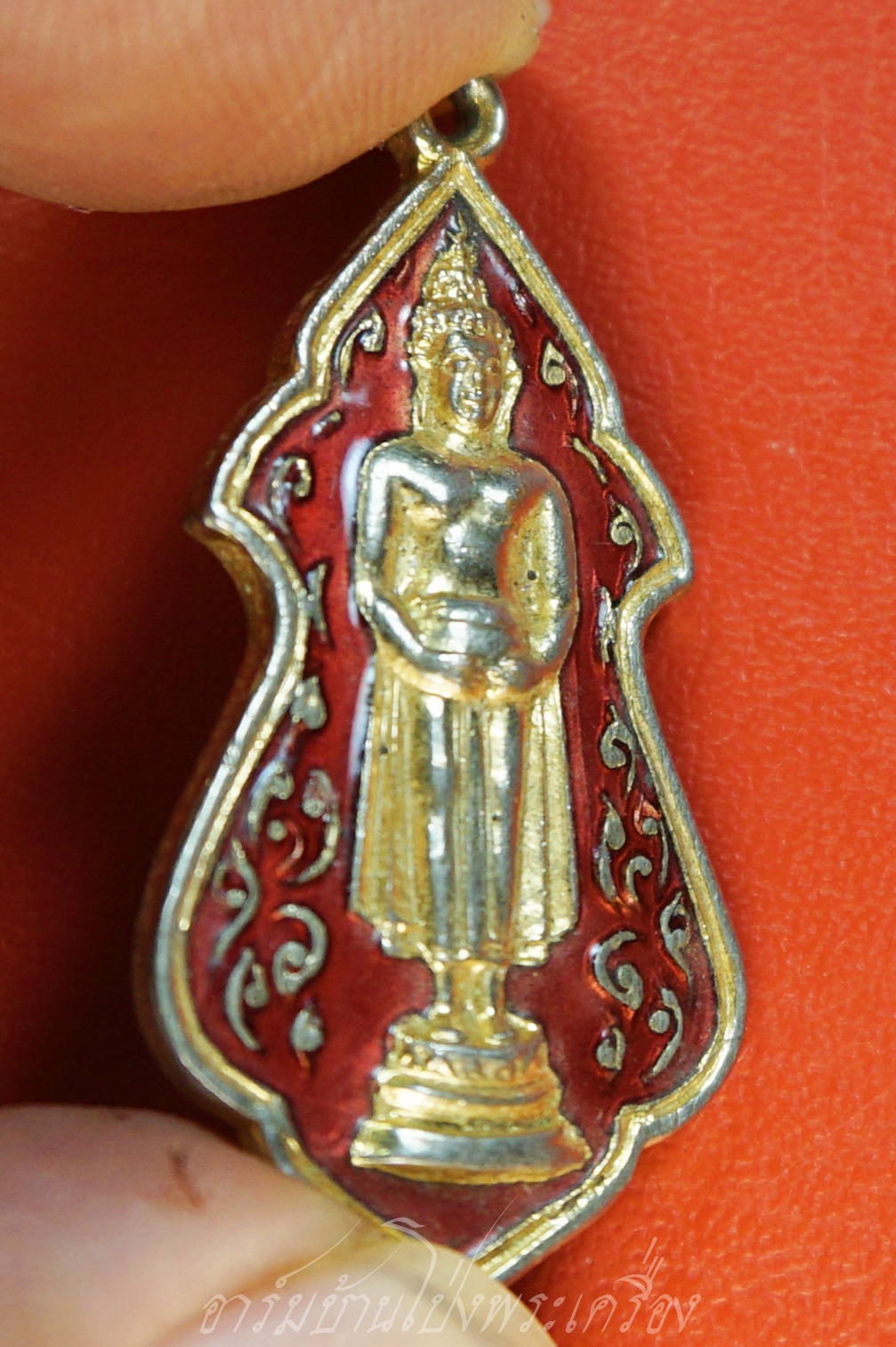 พระพุทธ วัดบางแพใต้ จ.ราชบุรี ปี๒๕๒๕ เนื้อกะไหล่ทอง(องค์ที่1)