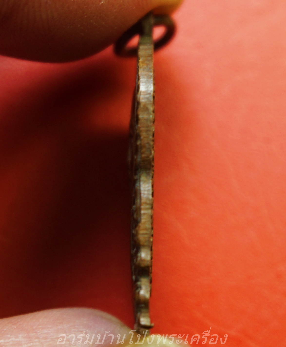 หลวงพ่อป๋อง วัดหนองกระทุ่ม งานพระราชทานเพลิงศพ ปี๐๗ เนื้อทองแดงผิวไฟ(องค์ที่2)