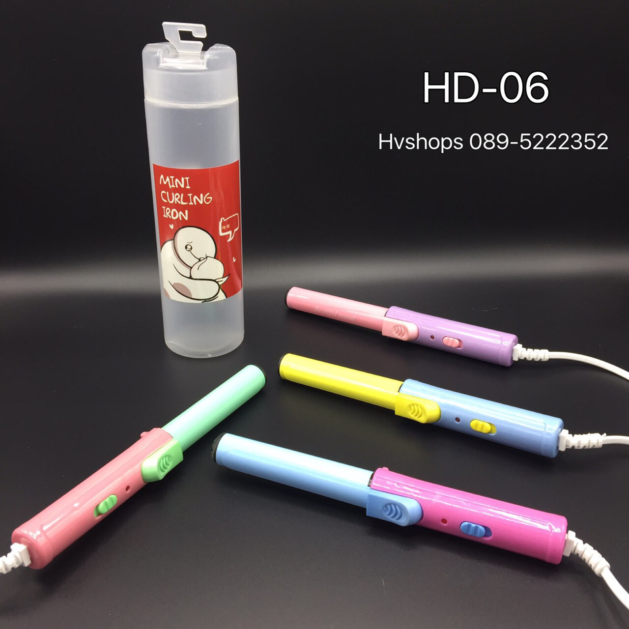 เครื่องม้วนลอน Mini Curling Iron HD-06