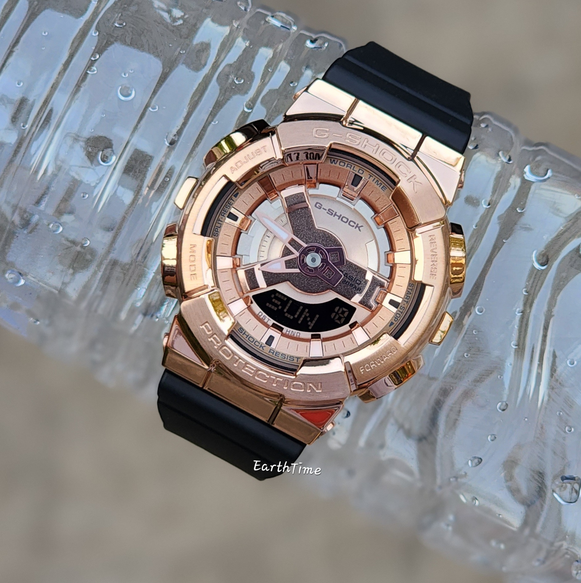 GM-S110PG-1A l Smaller Metal-Covered Version l G-SHOCK S-Series