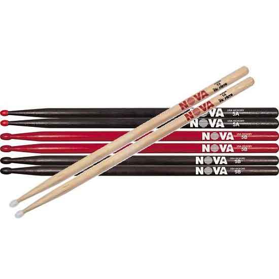 ไม้กลอง Nova USA. ของแท้ 100% - ไม้ american hickory เลือกสี/ขนาดได้ น้ำหนักมาตรฐาน จับถนัดมือ