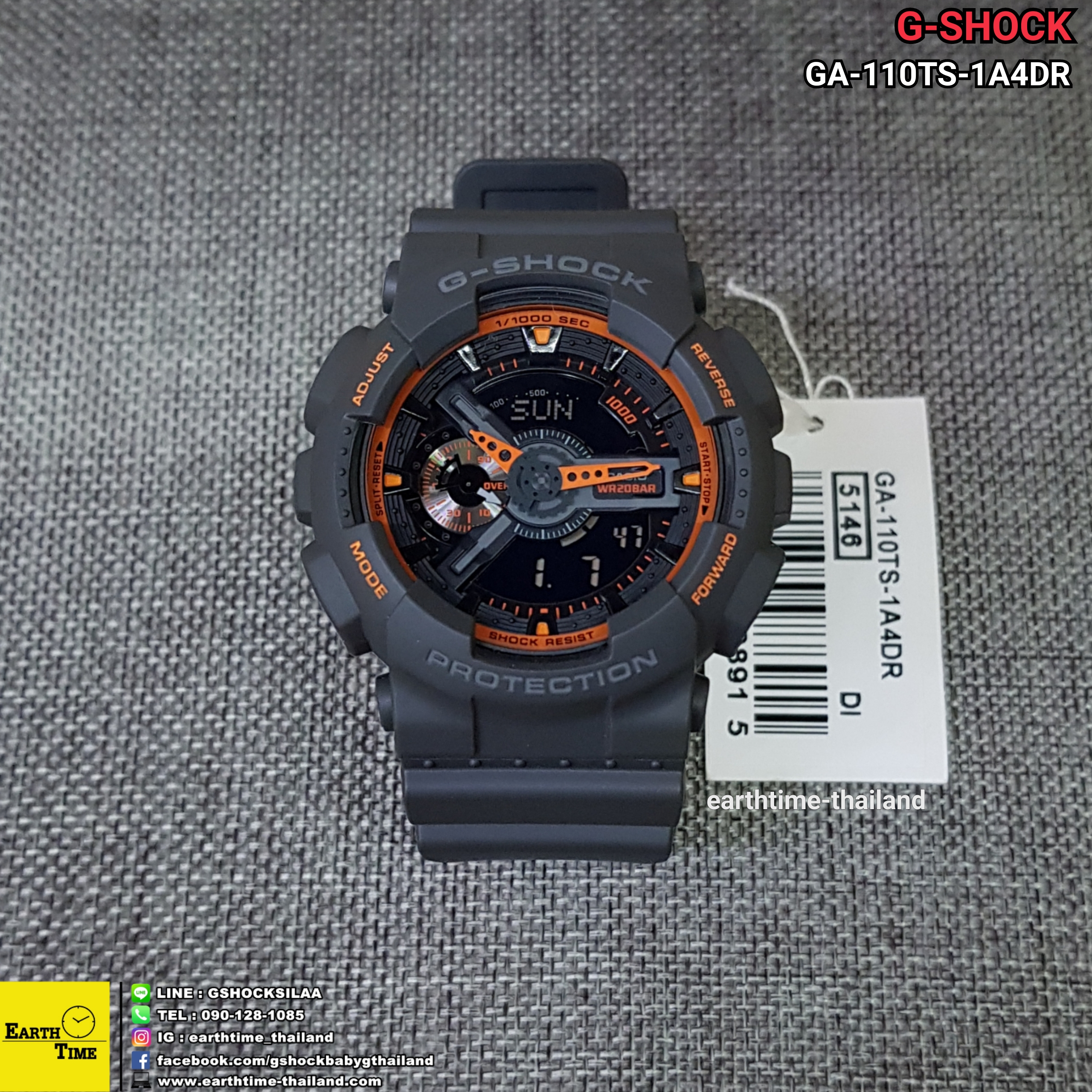 G-Shock ของใหม่แท้100% รับประกัน 1 ปี GA-110TS-1A4DR