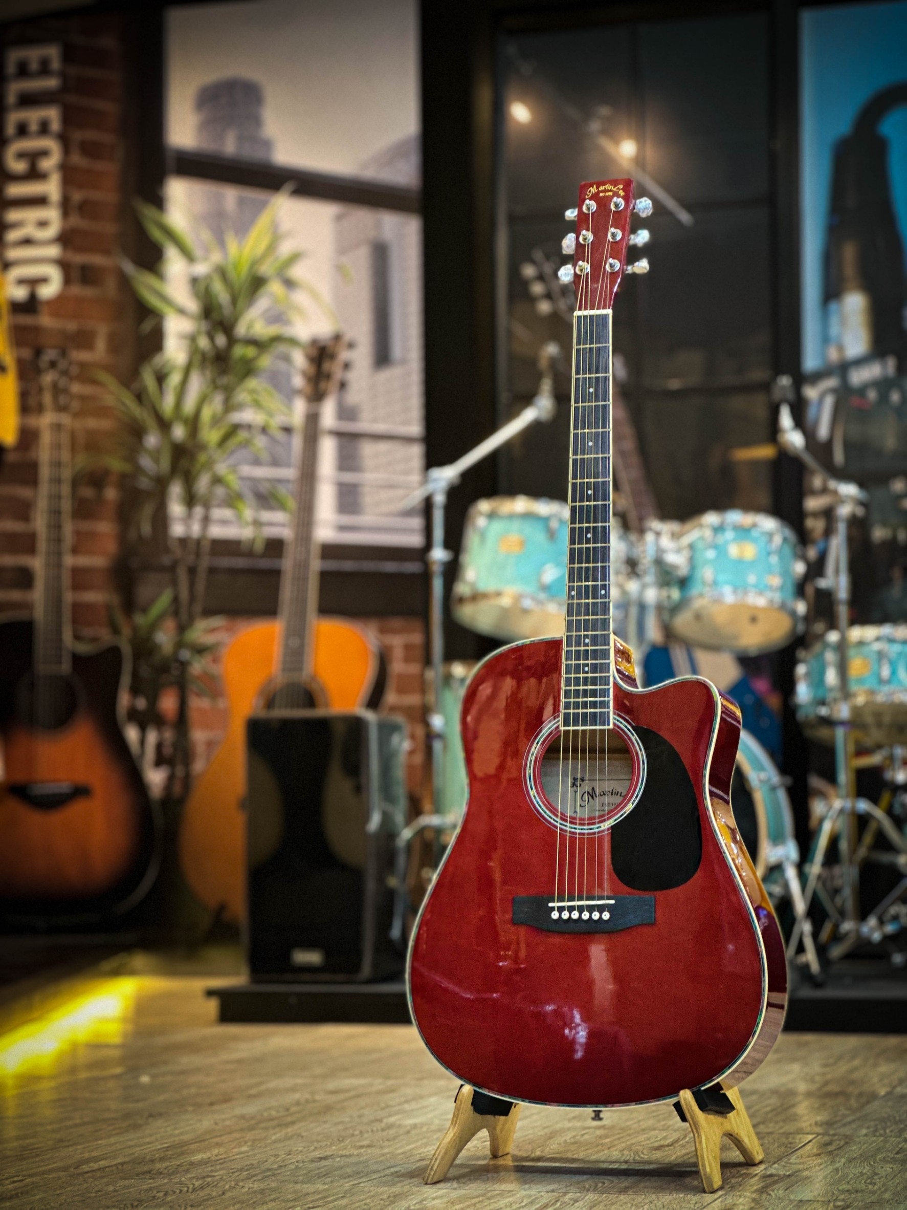 (รุ่นใหม่!🔥) กีตาร์โปร่งไฟฟ้าLC-5 Martin lee MD-410C + ปิ๊กกาดปีกนก 41 นิ้ว ของแถมสุดคุ้ม *รับประกันสินค้า* สำเนา สำเนา สำเนา