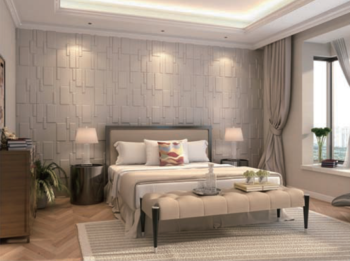 ผนัง 3 มิติ PU-Leather รุ่น Tommy