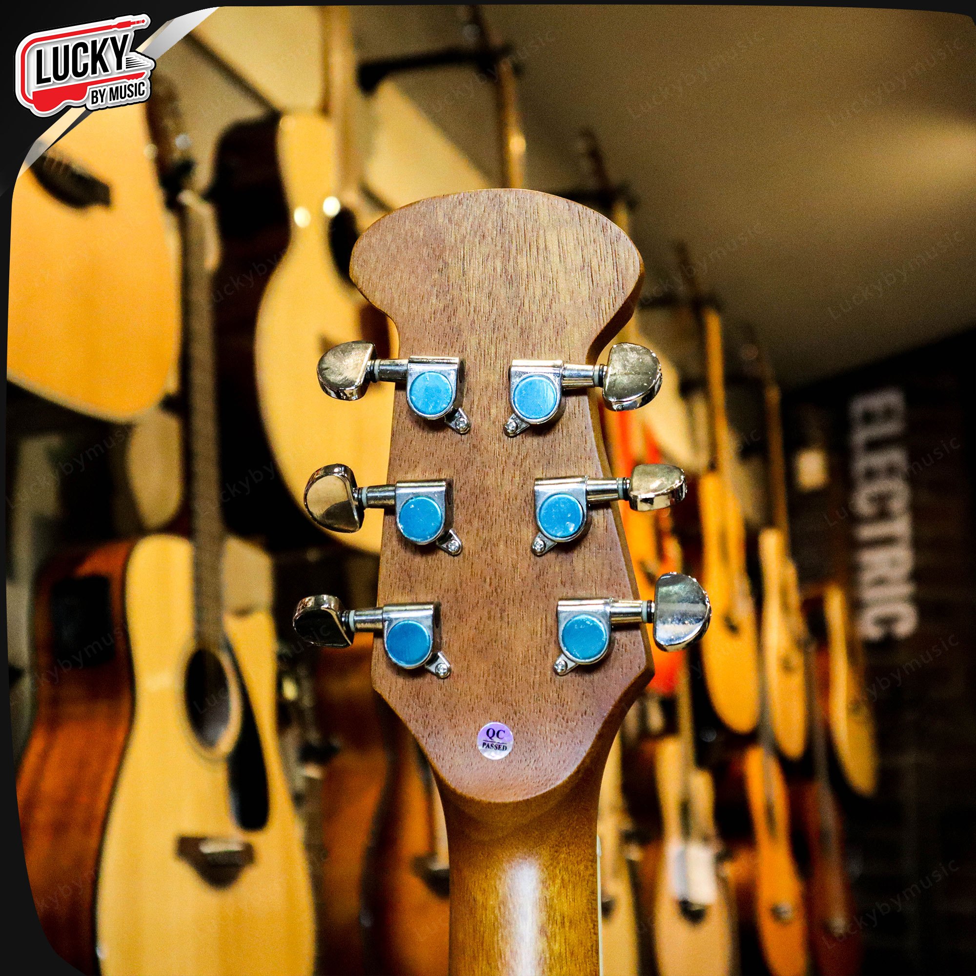 กีตาร์โปร่งไฟฟ้า ทรงหลังเต่า Smiger SM-4160 กีต้าร์โปร่งไฟฟ้า ขนาด 41 นิ้ว แถมฟรี ปิ๊ก4อัน ประแจ คู่มือ